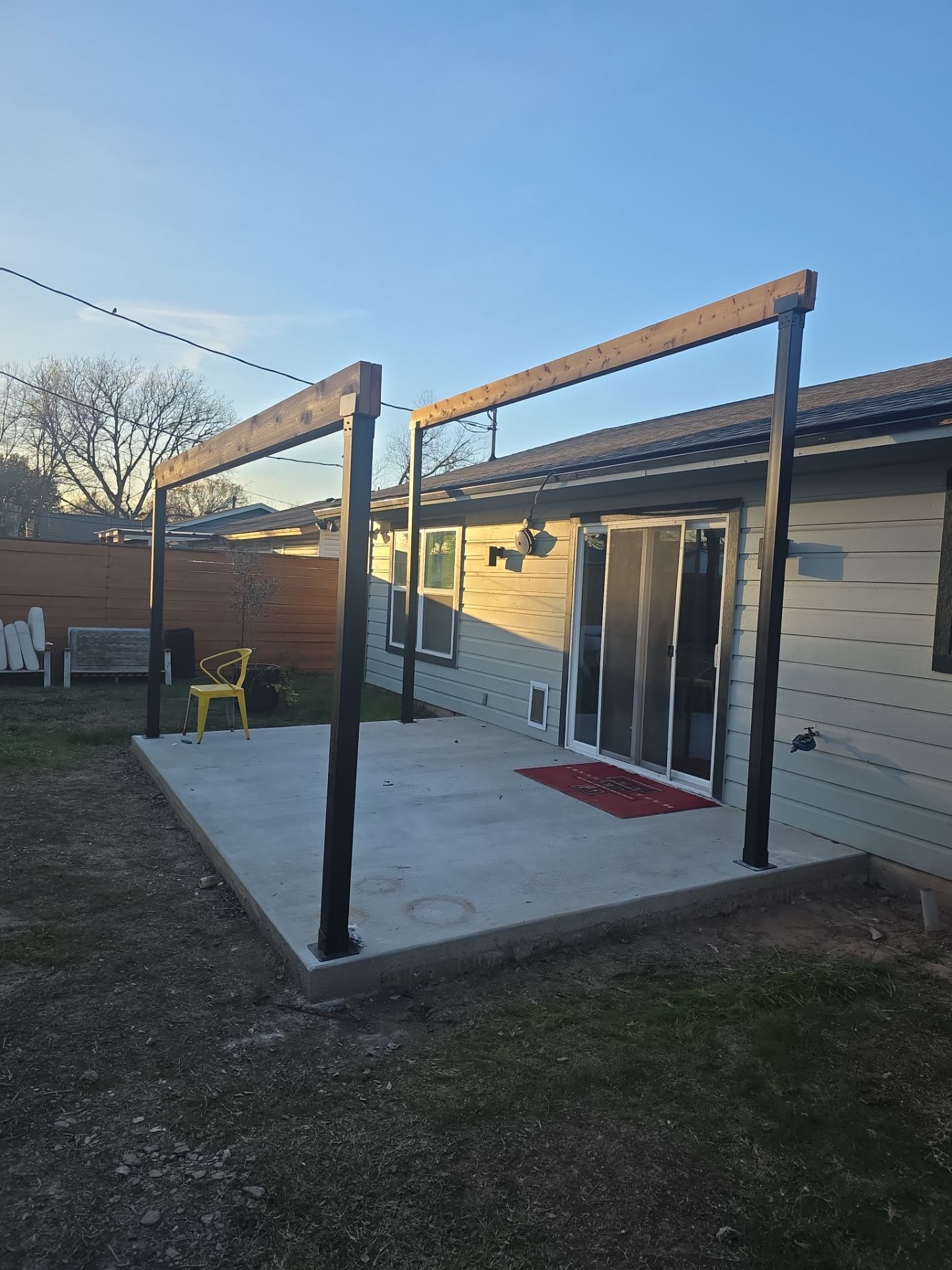 Custom patio for under 20. by REPS OF TEXAS