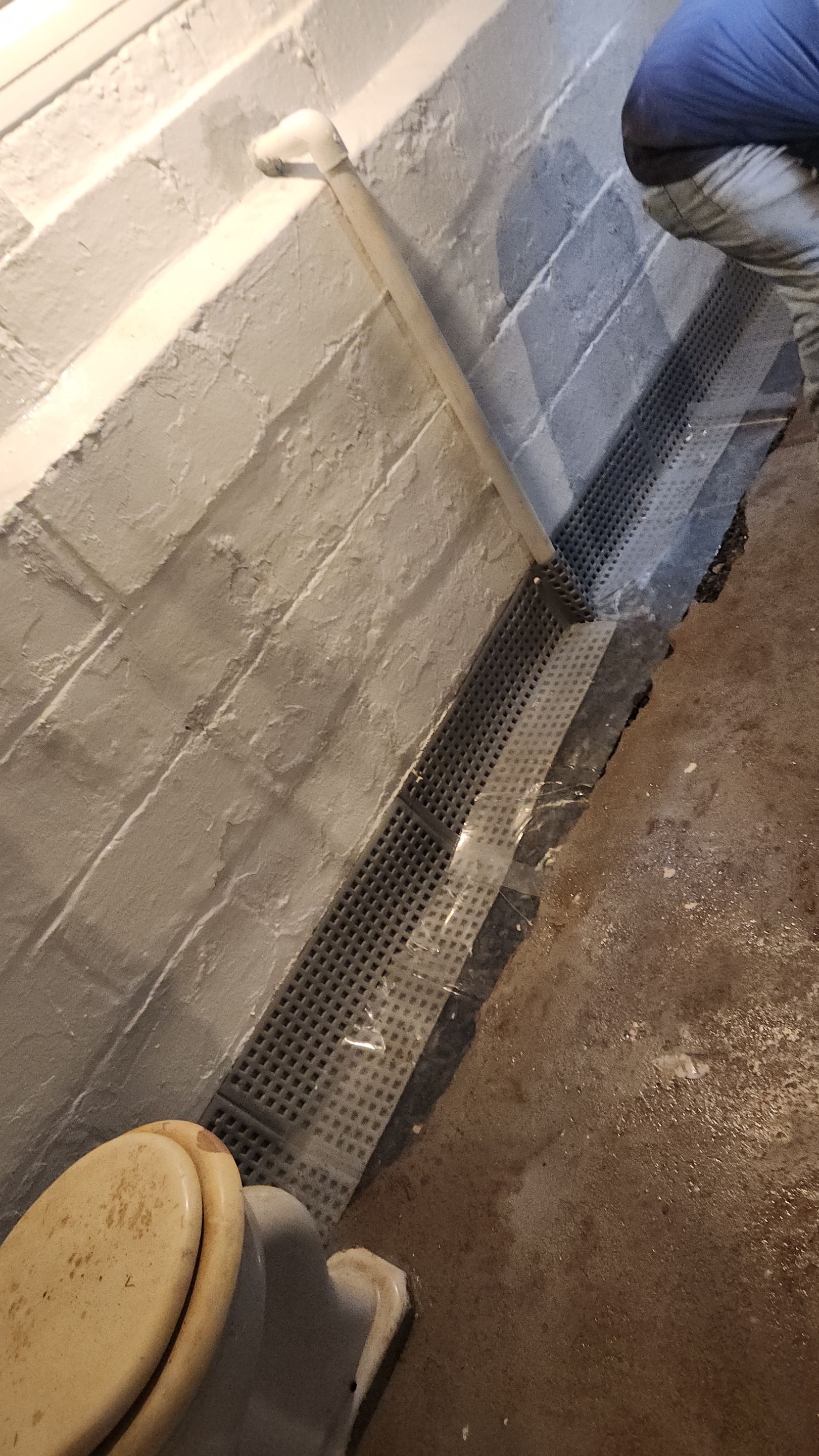 Interior French Drain South Orange, NJ by Pure Service Pro, LLC 