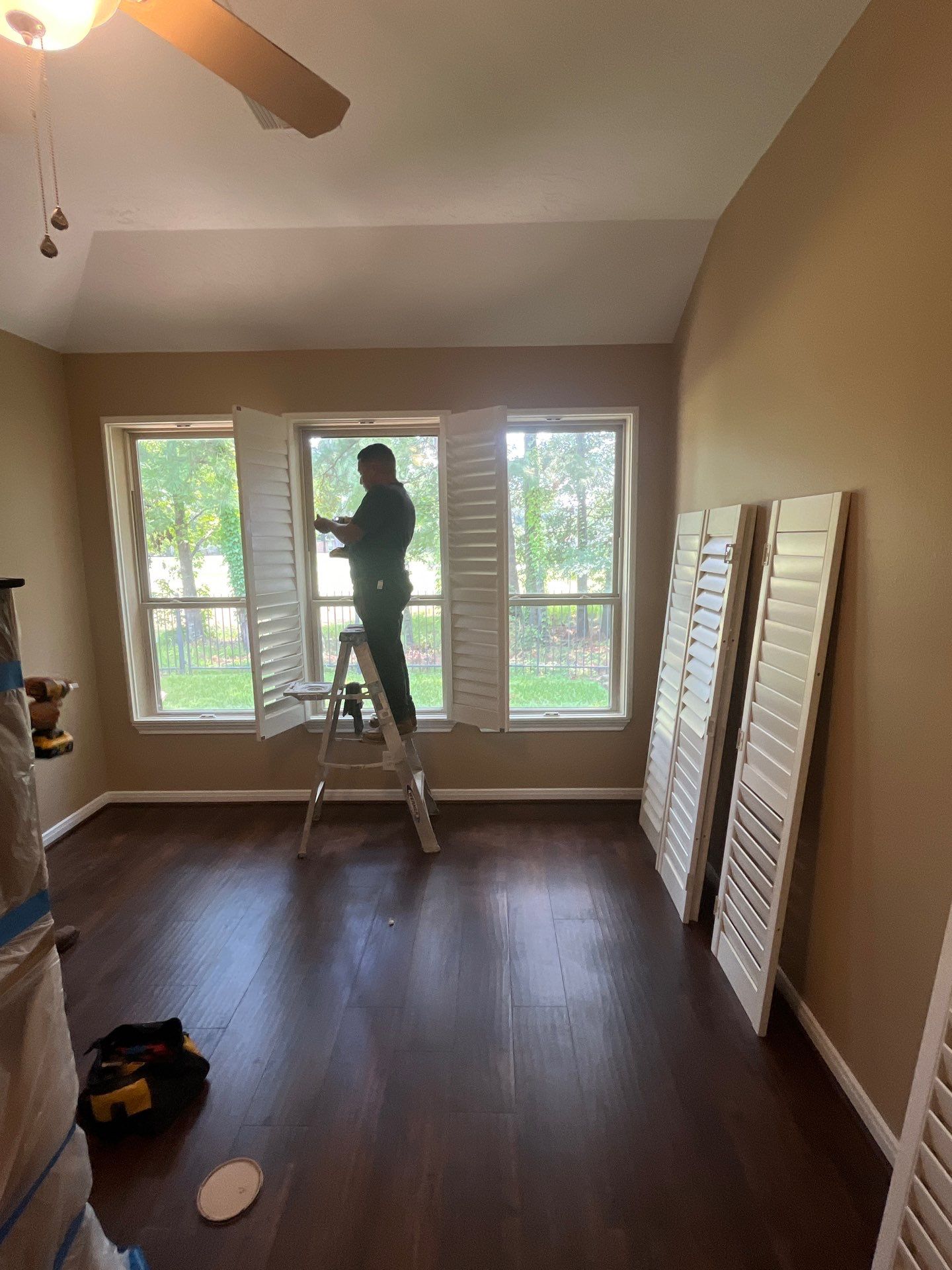 Bathroom Remodel using Water mitigation equipment by L&T General Contractors and Restoration INC