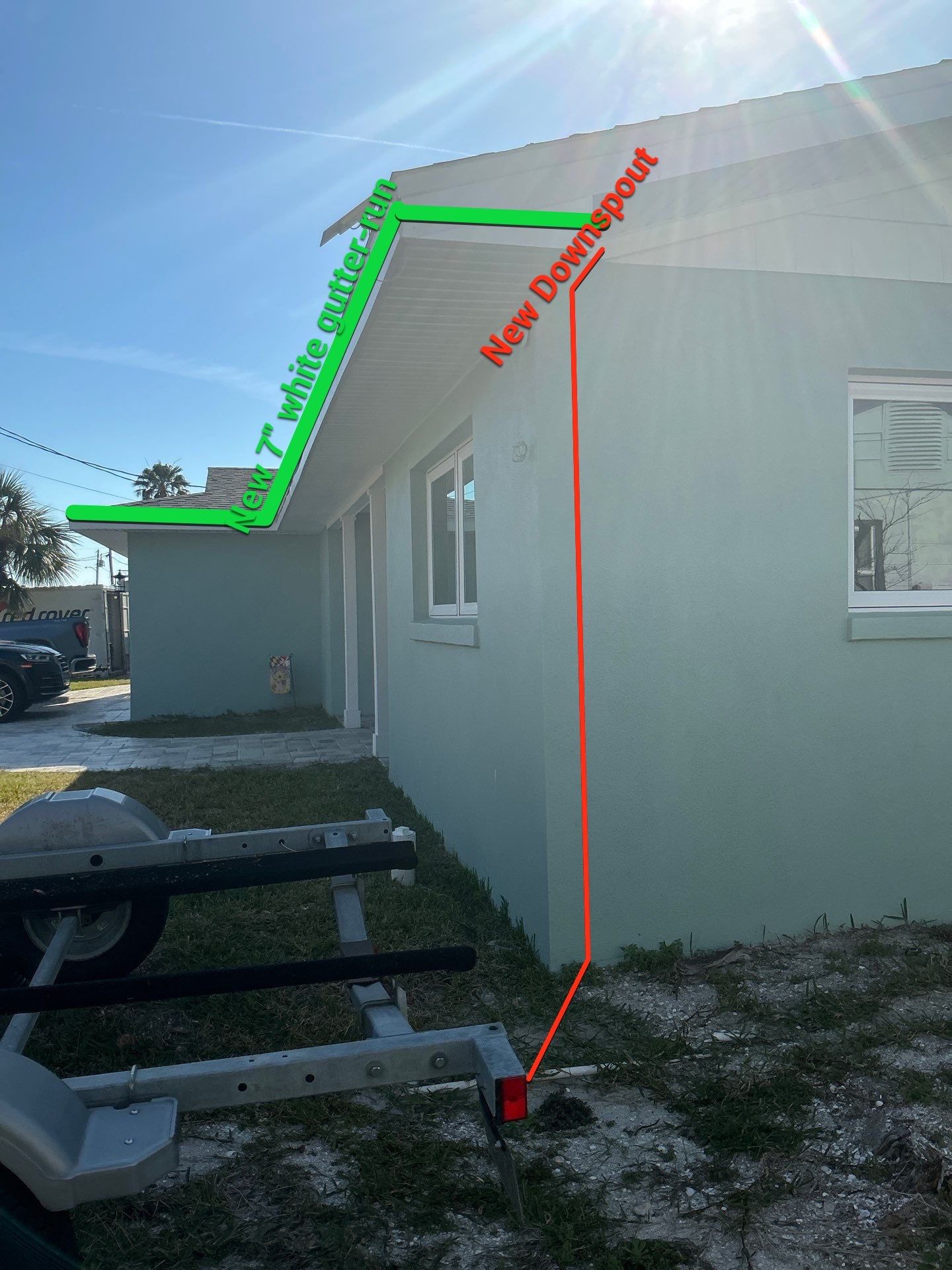 New Fascia using Fascia in Madeira FL by Gutter Professors