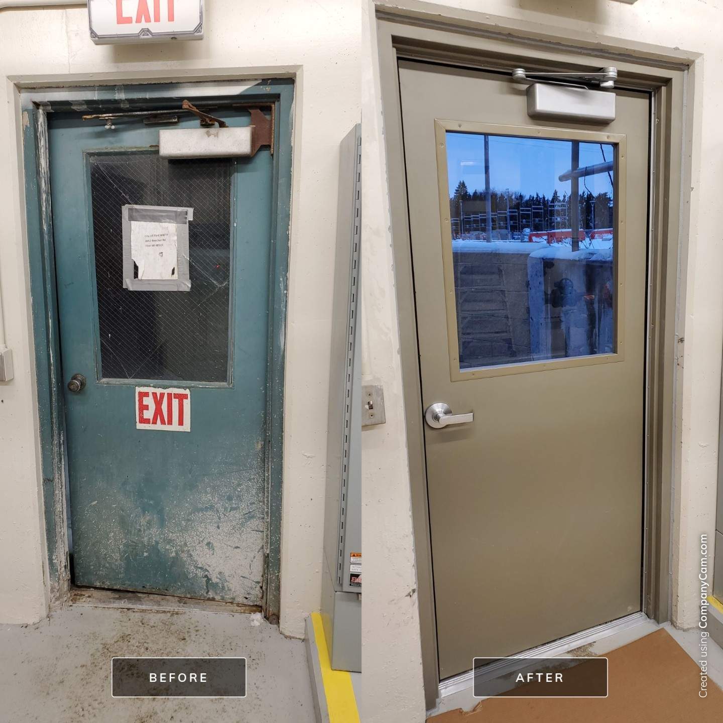 Door Installation using Complete Opening by FBH Architectural Security