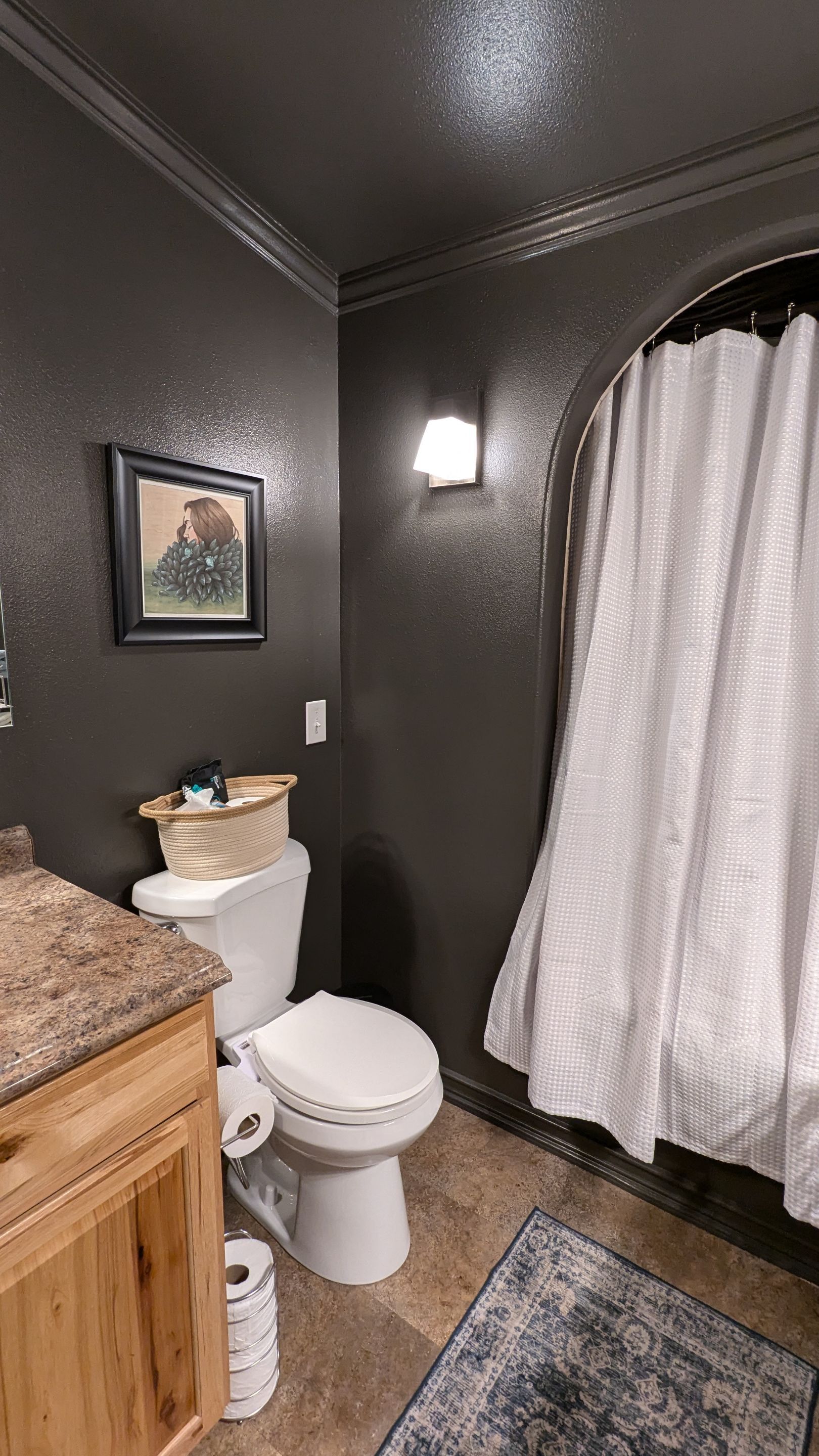 Bathroom Transformation! by Midnight Sun Painting