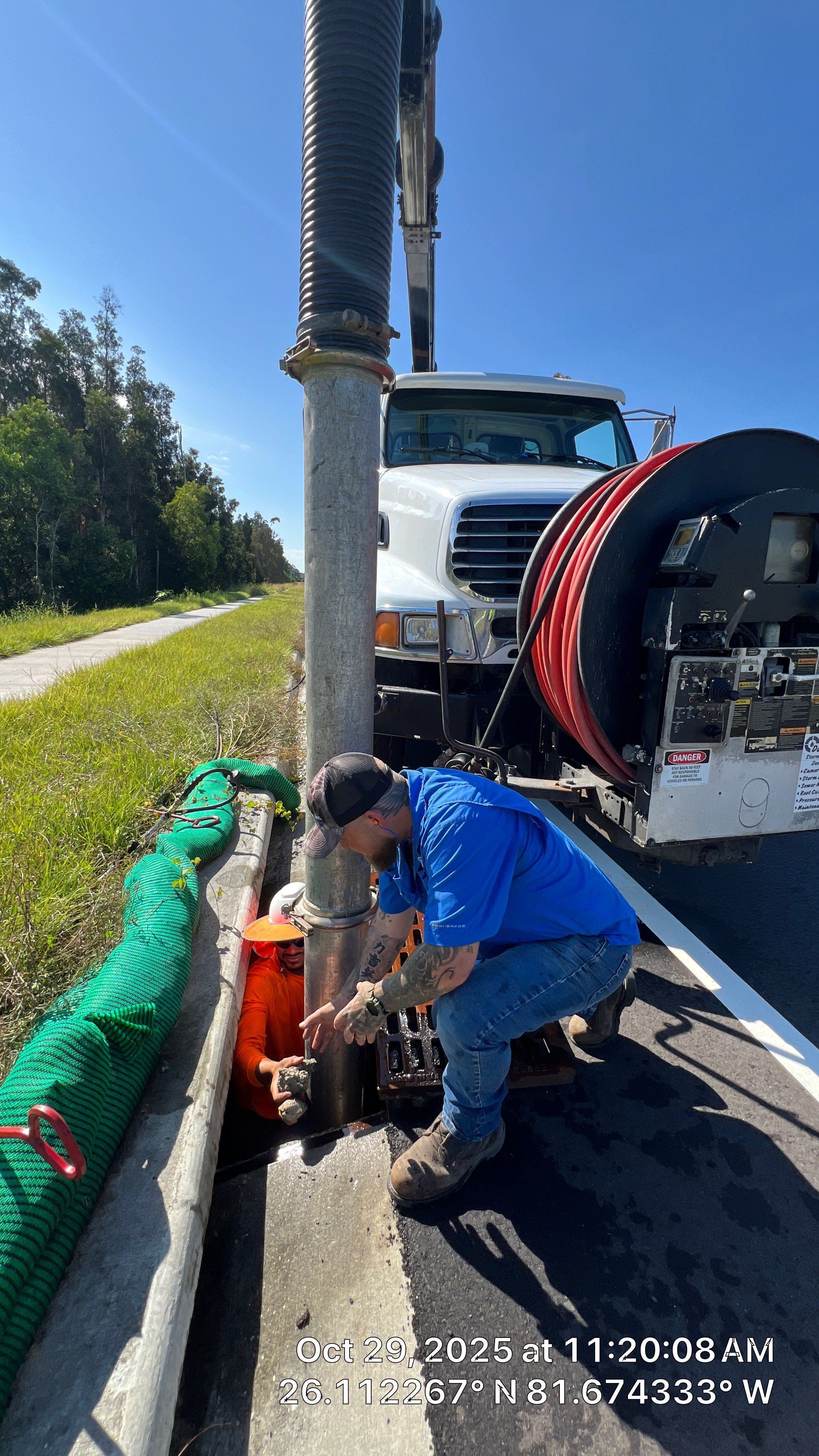 New Construction Road off Rattlesnake in Naples by Don Mar, Inc. Storm Water Solutions
