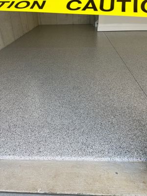 Garage Floor Coating using Coyote