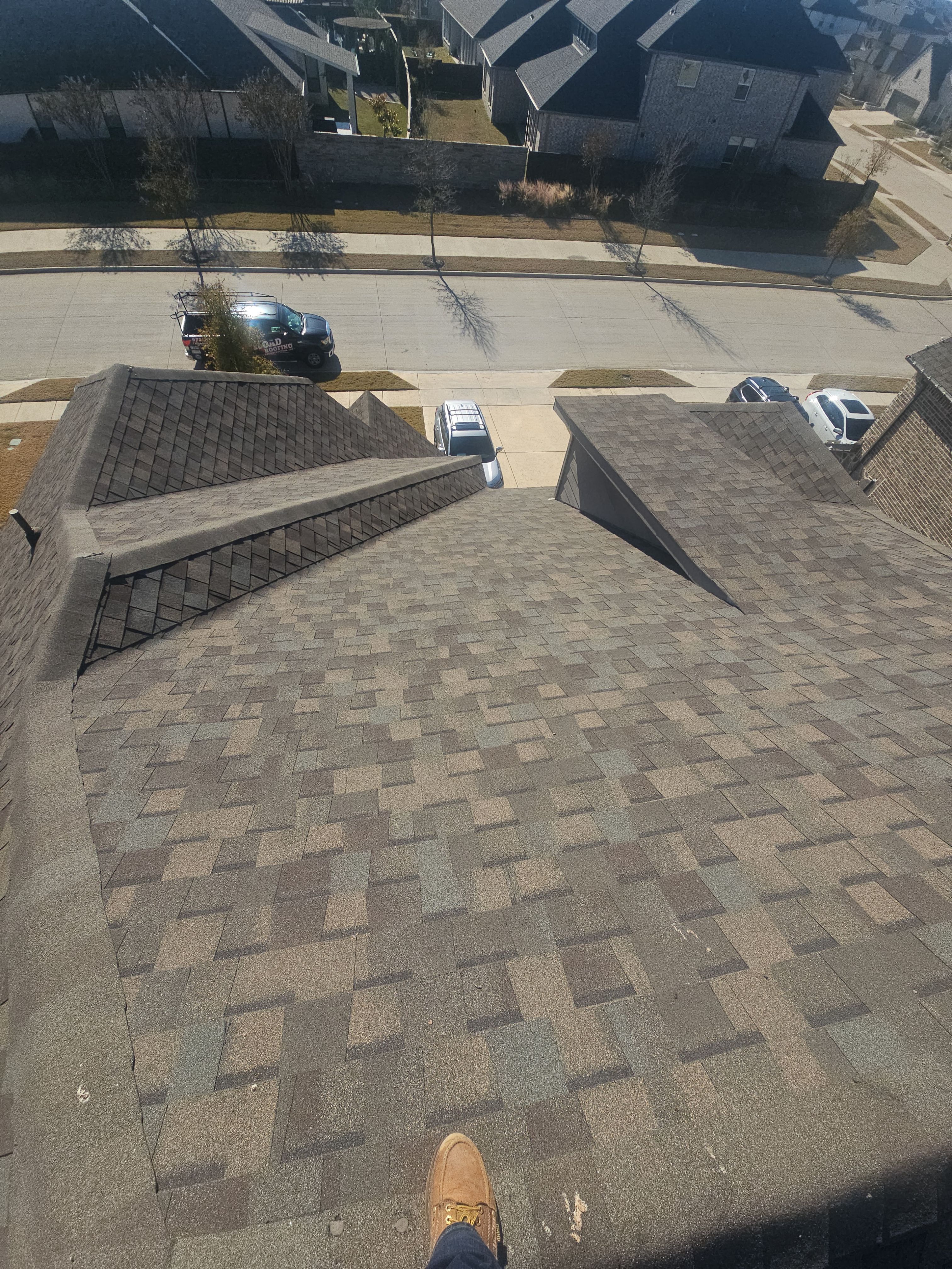 Large GAF Roof Replacement in Northlake, TX by road roofing llc