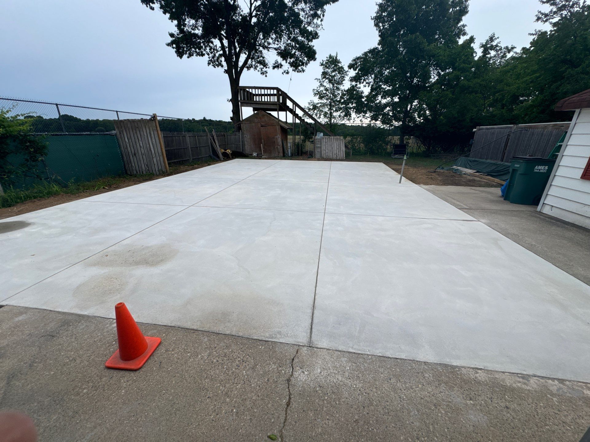 Custom Epoxy Flake Floor Coating for Norton Shores Workshop by Gordon Painting
