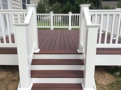 Deck Installation using New Composite Deck Board