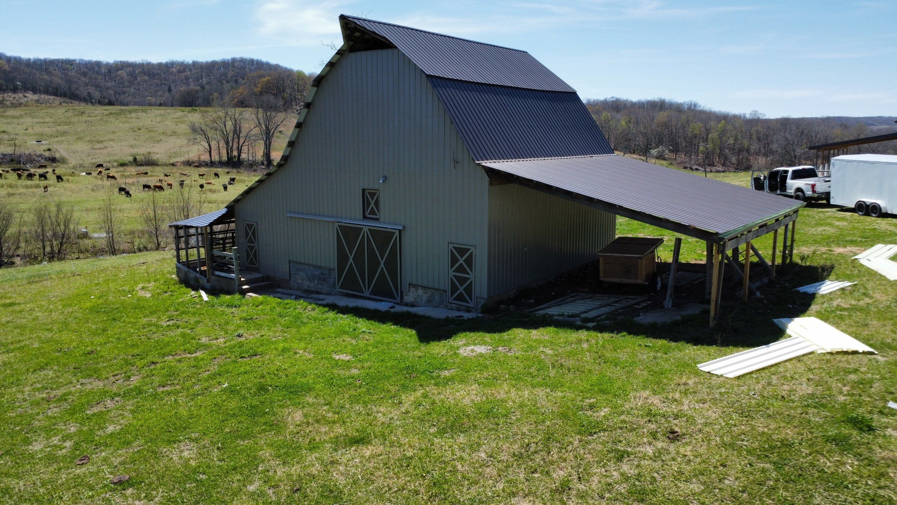Metal Roof Replacement - 29 Gauge Panel Loc-Plus Metal - Color Burnished Slate by Titan Commercial & Residential Roofing