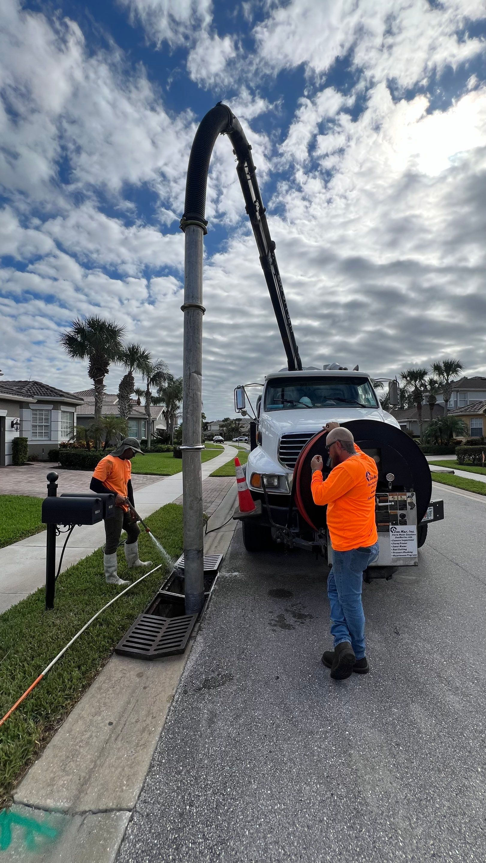Community Stormwater System Catch Basin Cleaning by Don Mar, Inc. Storm Water Solutions