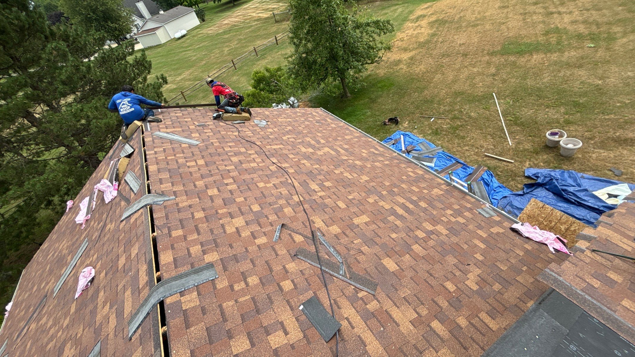 Roof Replacement using Owens Corning Tru Definitions by 180 Contractors