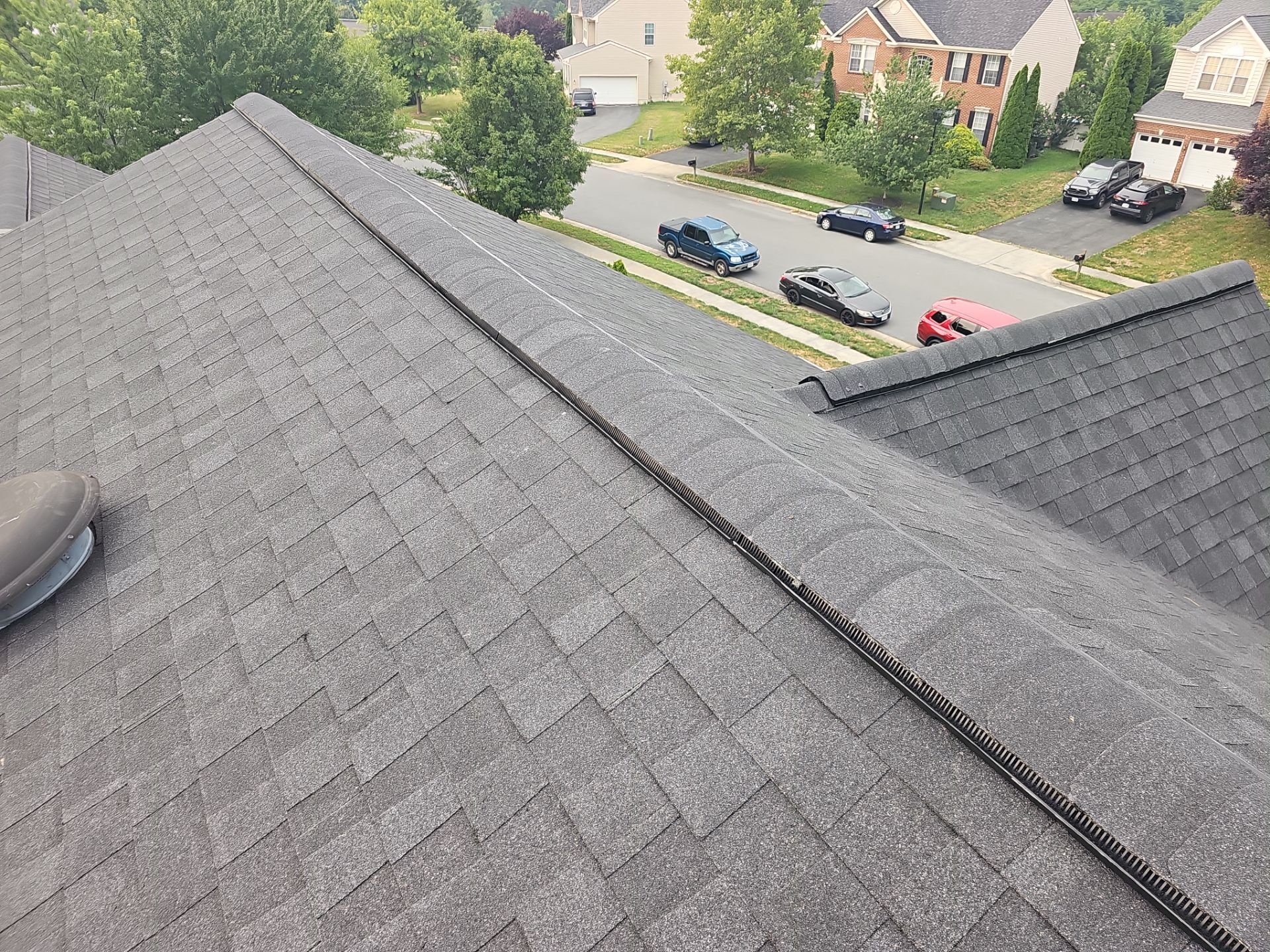 Roof Replacement - Charcoal Black by Winchester Roofing