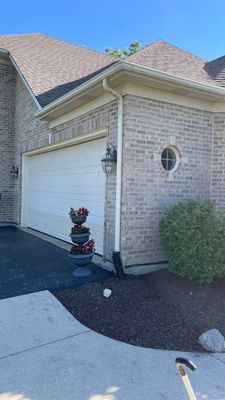 Turtle Shell gutter protection installation in Oswego, IL 60543, photograph 9