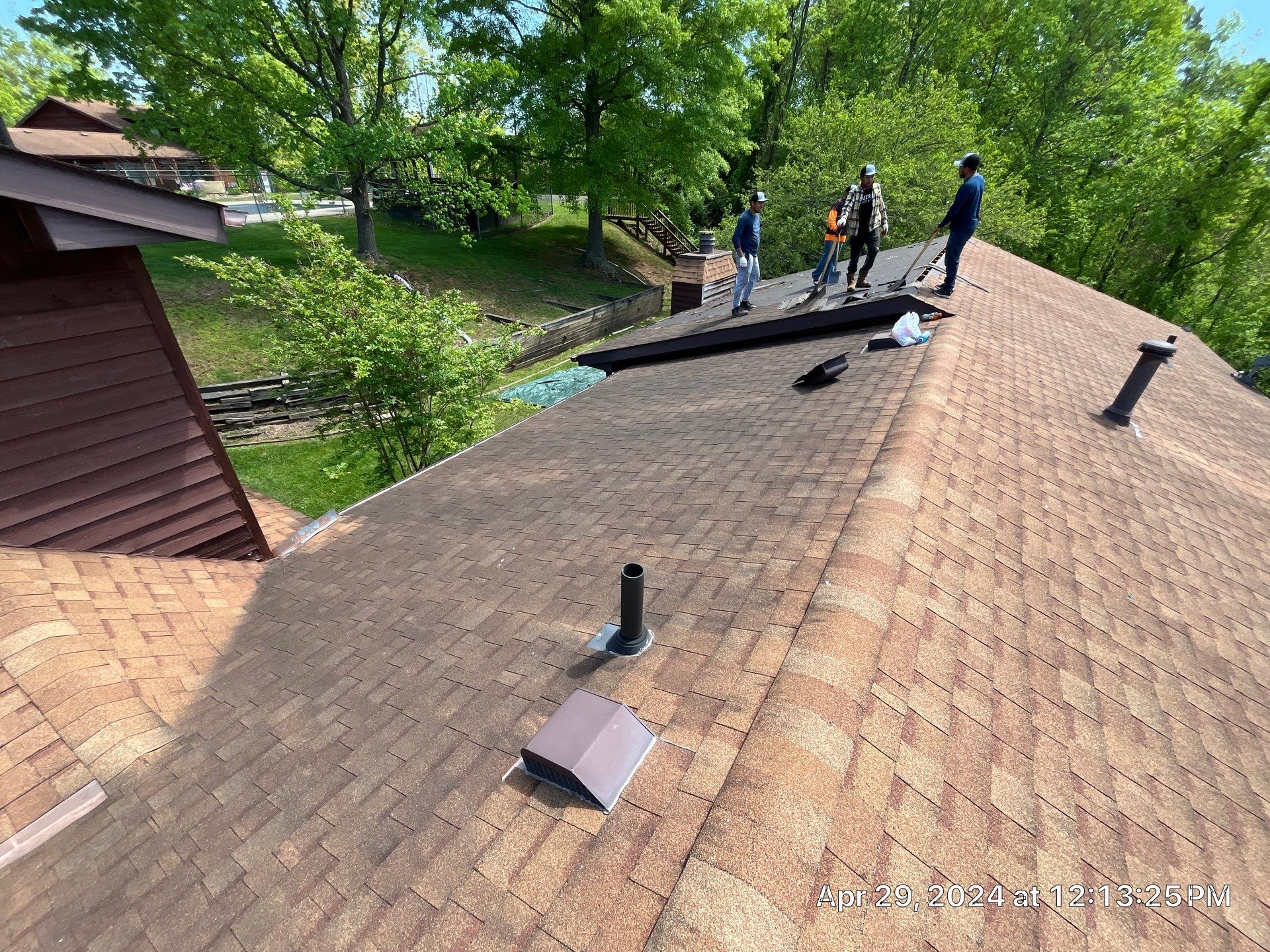 Commercial Roofing Installation using Certainteed Landmark Pro Shingles by Fahey Roofing + Contracting