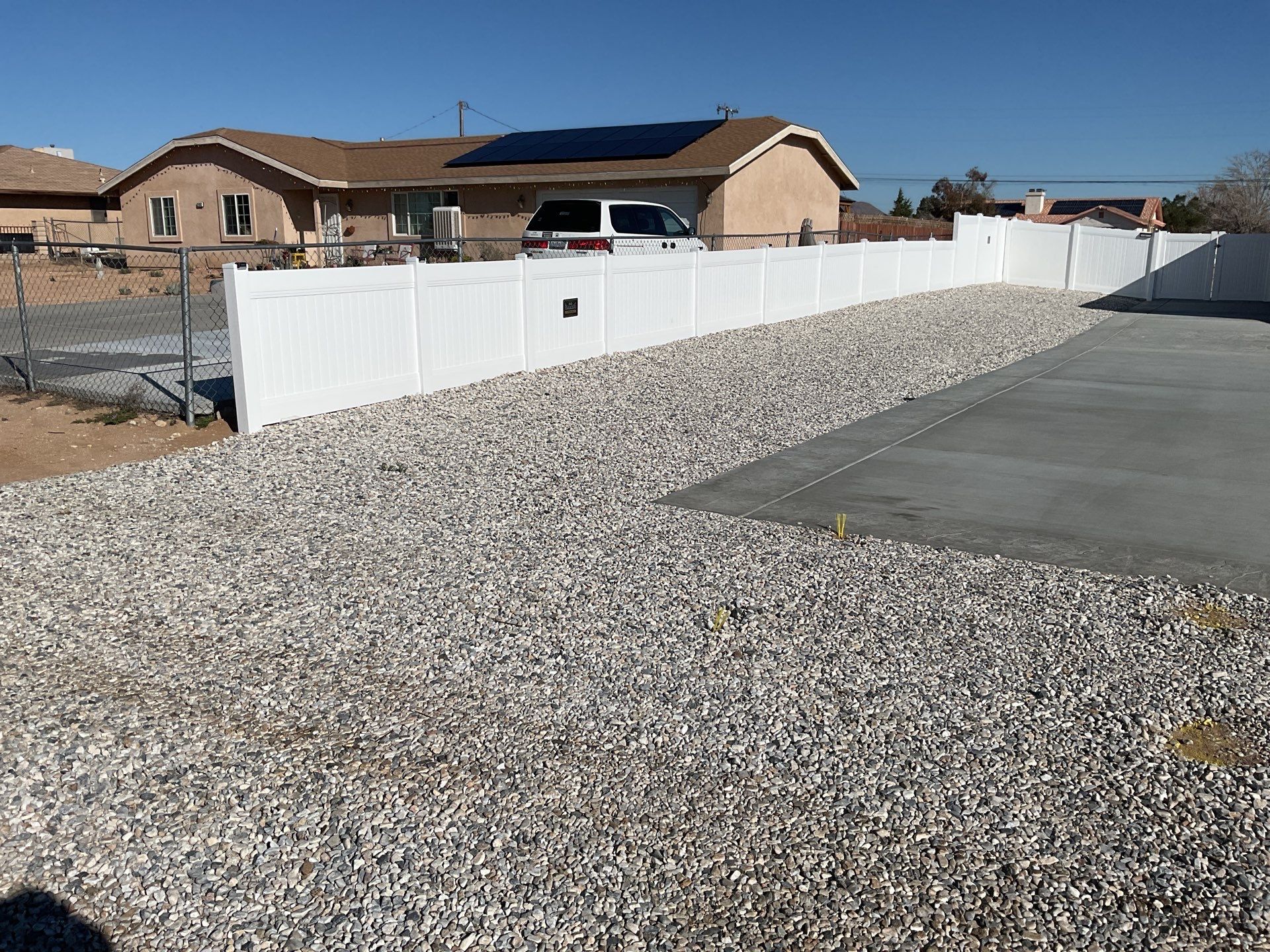 Wrought Iron Frame Ranch Style Sliding Gates by Fence Guys Inc.