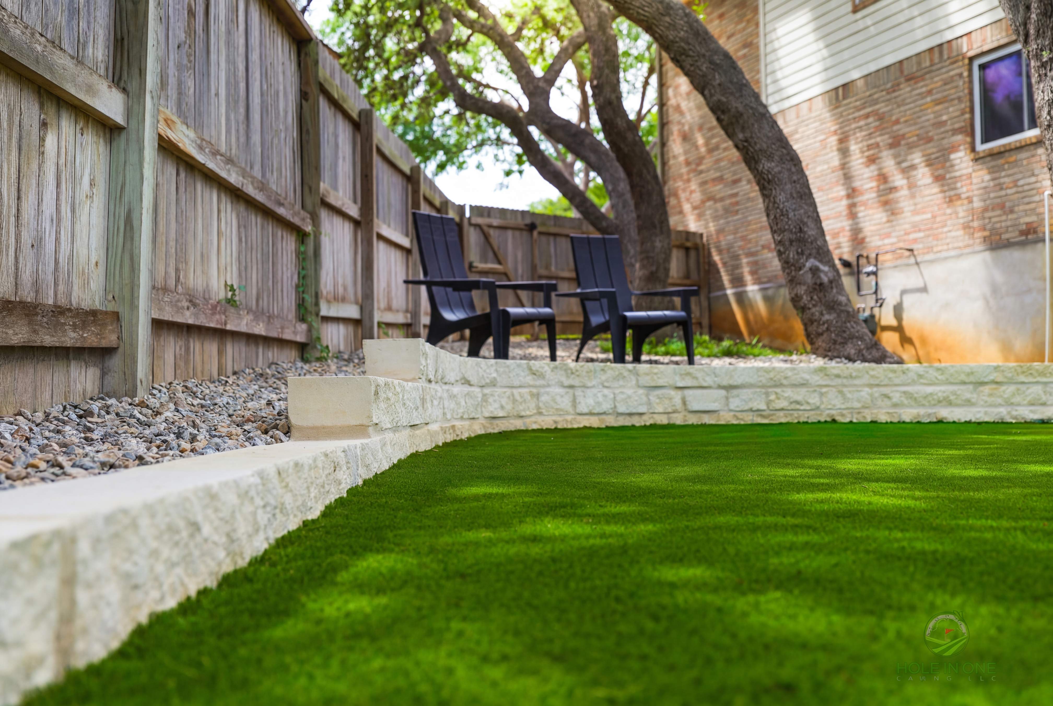 Fall Creek, San Antonio TX by Hole In One Lawns, LLC