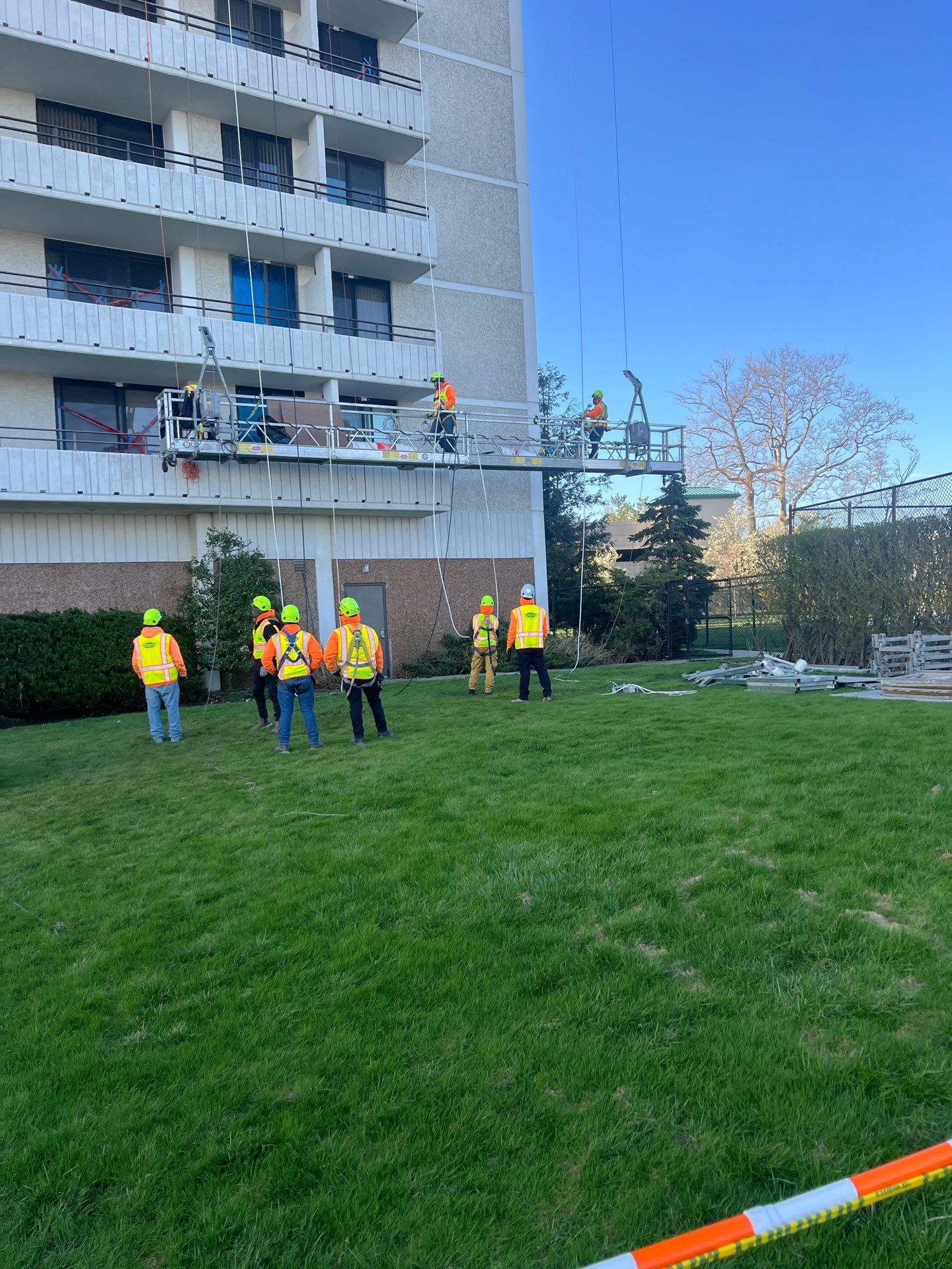 Channel Club Balcony and Facade Restoration by INTERSTATE CONTRACTING & RESTORATION