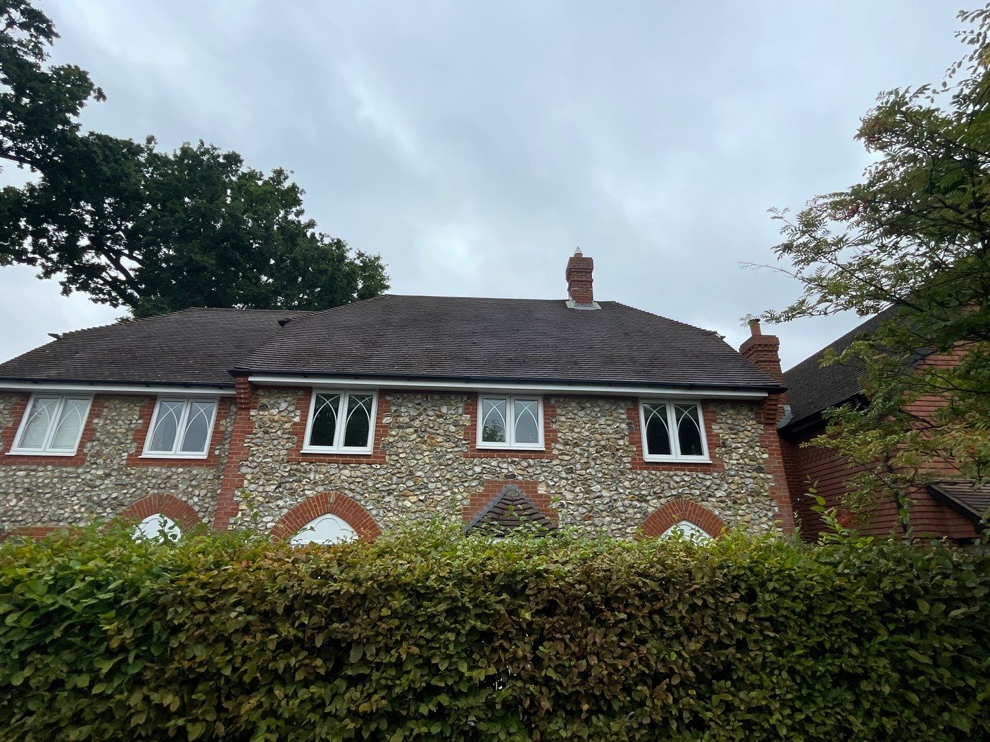 Roof Clean And Patio Clean using Honda 15lpm Low Pressure Washing Machine by Ges Exterior Cleaning ltd