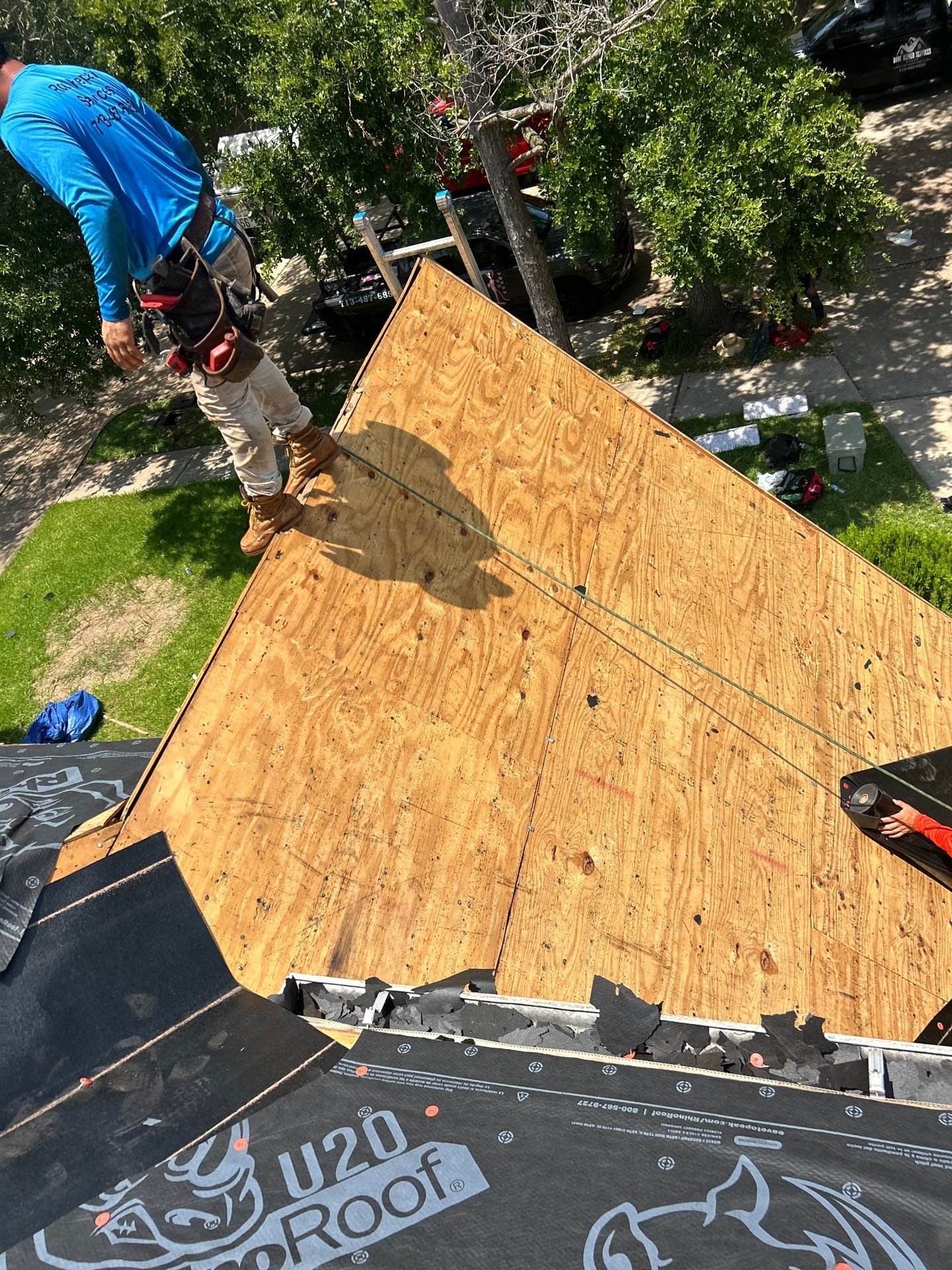 Residential Roofing Installation using Owen's Corning Duration (Lifetime) Shingles by Roof Repair Company