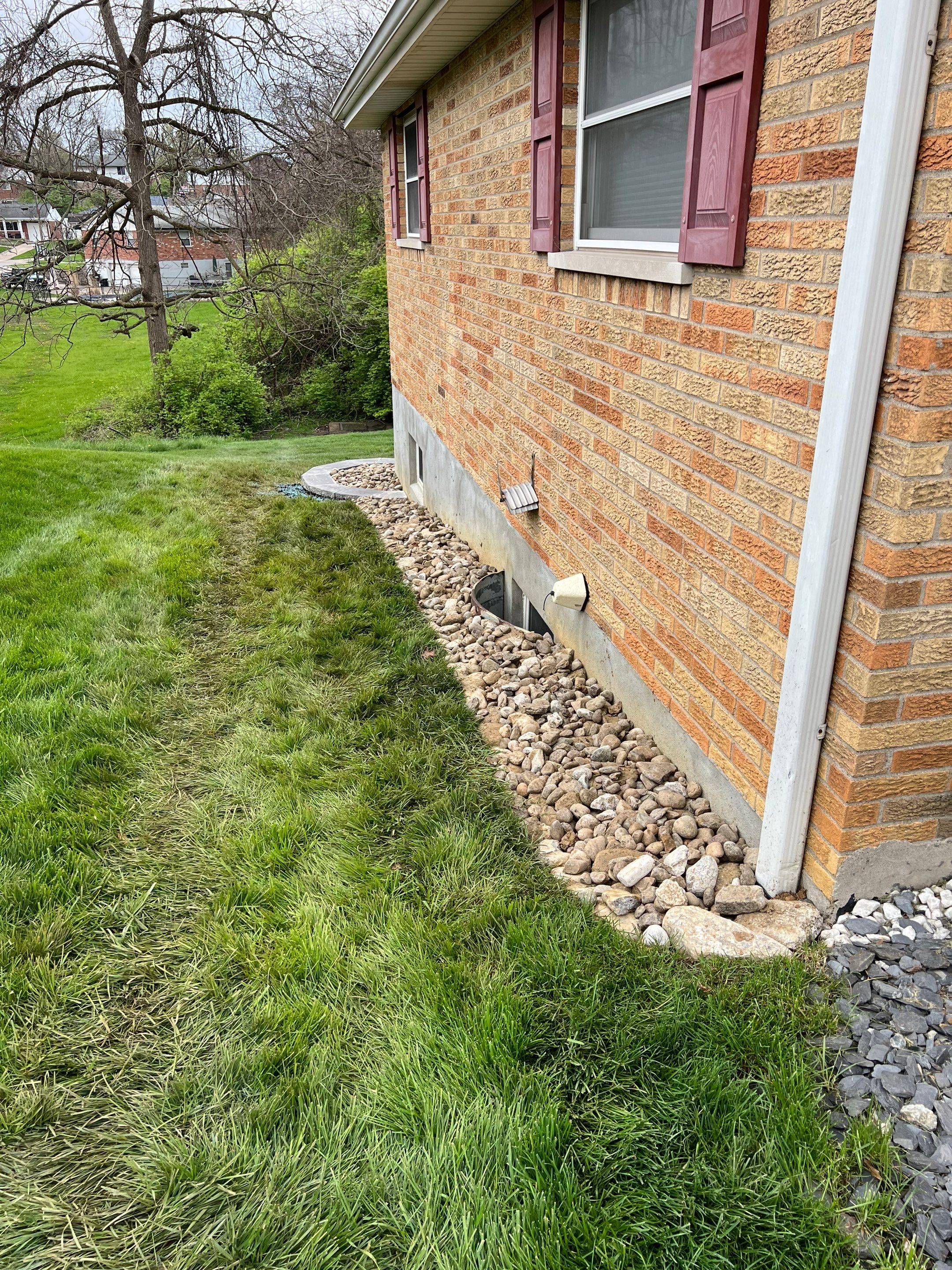 Wall Installation and Gravel Bed Creation by Reisenberg’s Lawn & Landscape, LLC