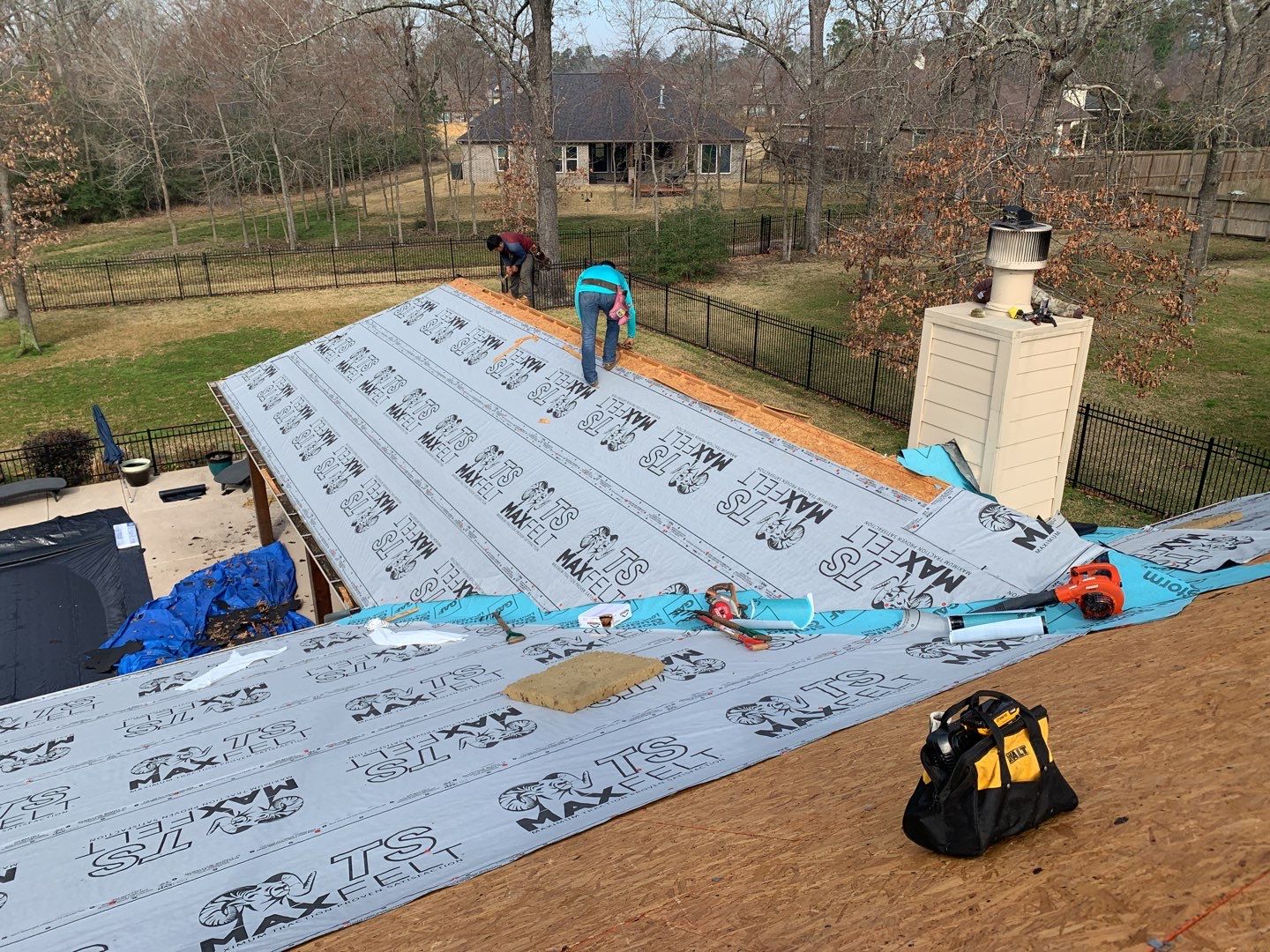 Residential Roof Replacement using high quality GAF materials by Elite Roofing LLC