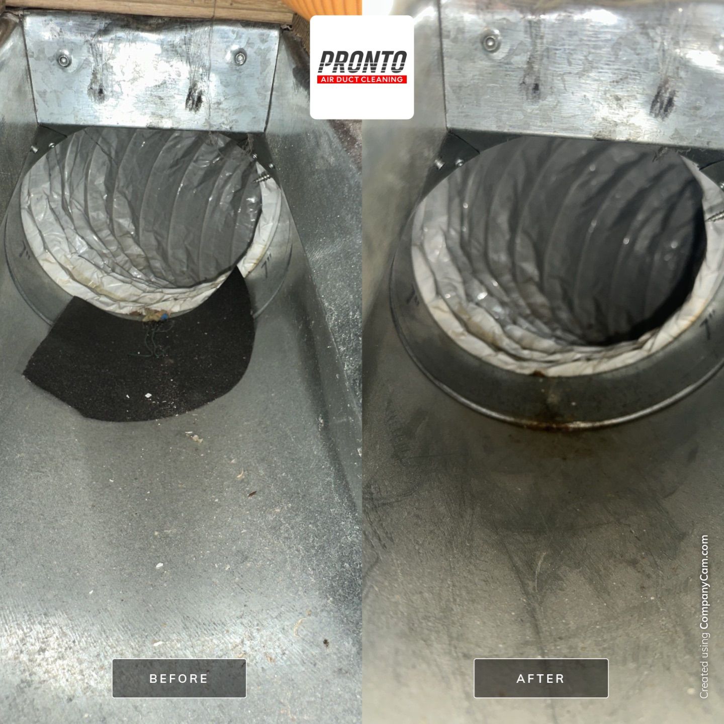 Air duct cleaning using Hypervac by Pronto Air Duct Cleaning
