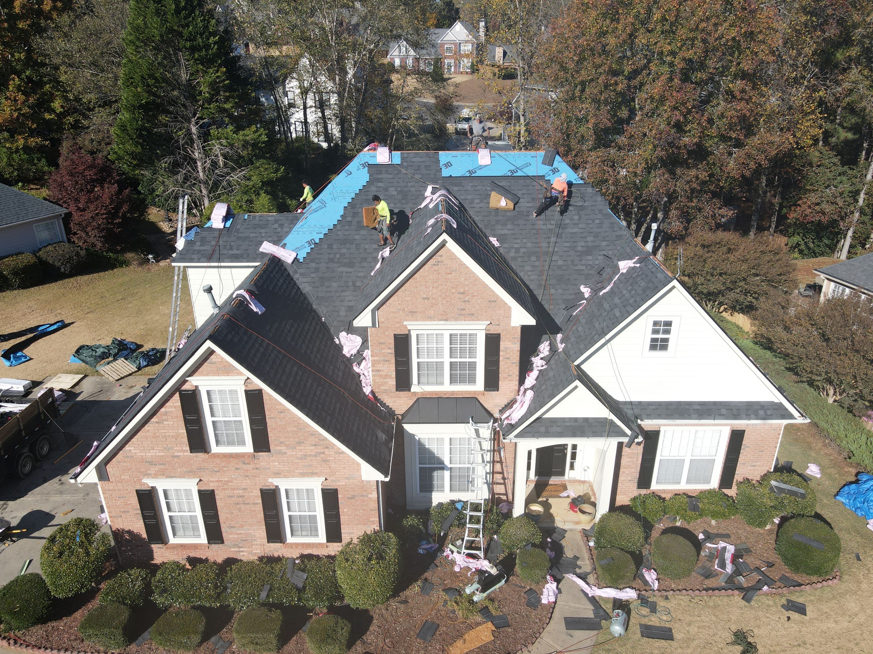 Residential Roofing Installation using Owens Corning by Inspector Roofing and Restoration