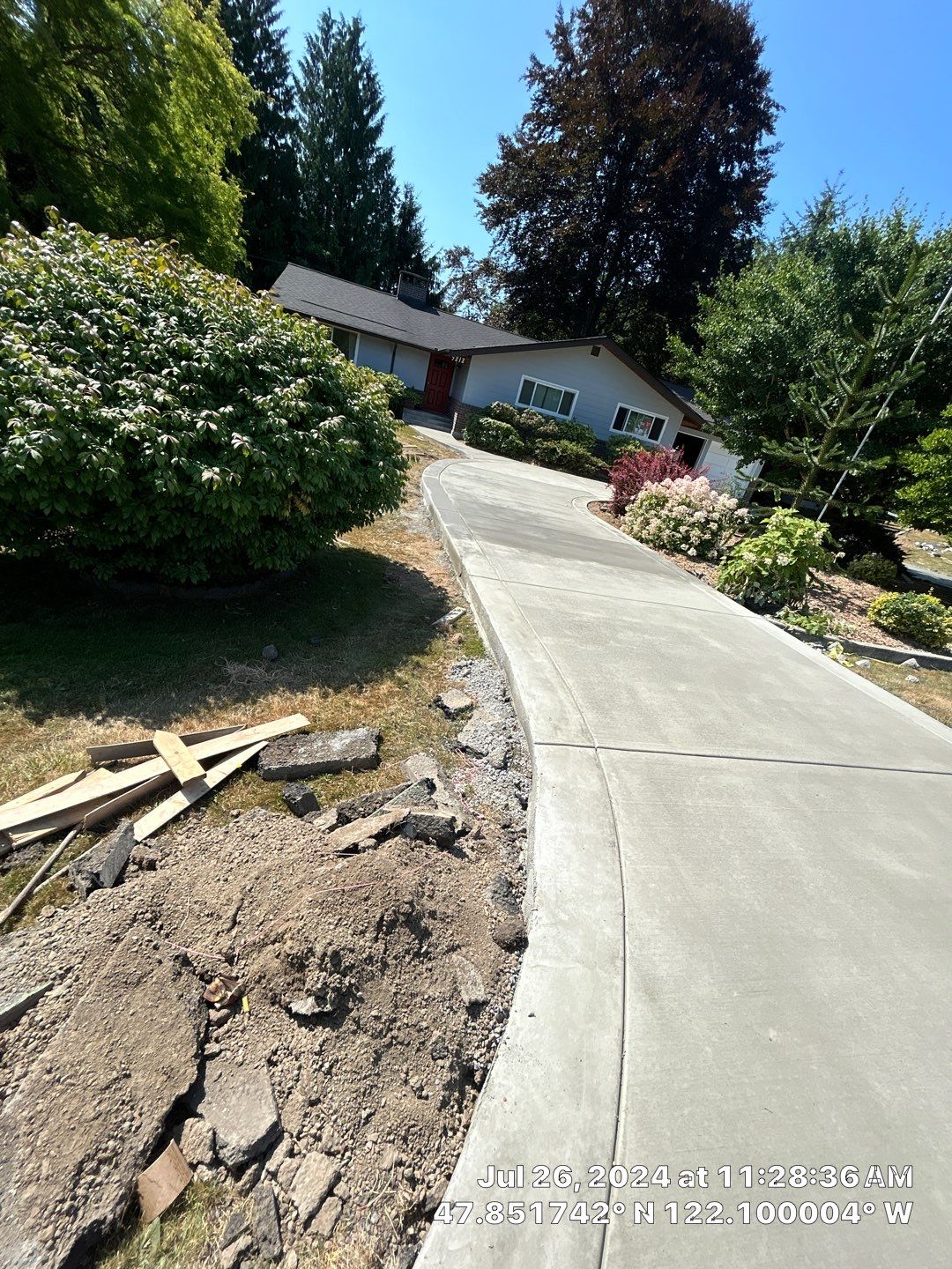 Rodd | Concrete Driveway Extentension by Jireh Asphalt & Concrete Inc 
