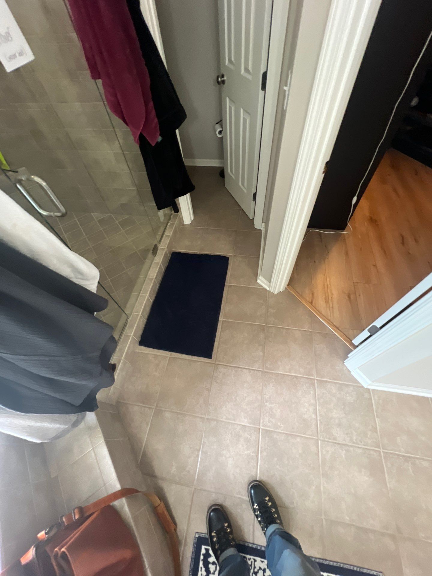 Full bathroom remodel with Artus lighted mirrors, Waltz bathtub and Mercury doors by The Shower Company