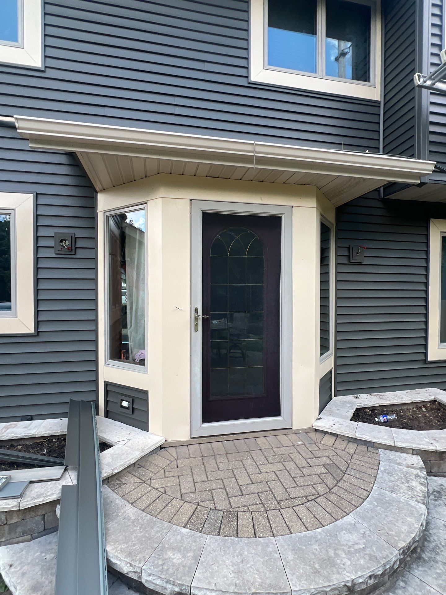Bye Bye Cedar Siding ! Hello Misty Shadow!  by Gellings Roofing & Siding