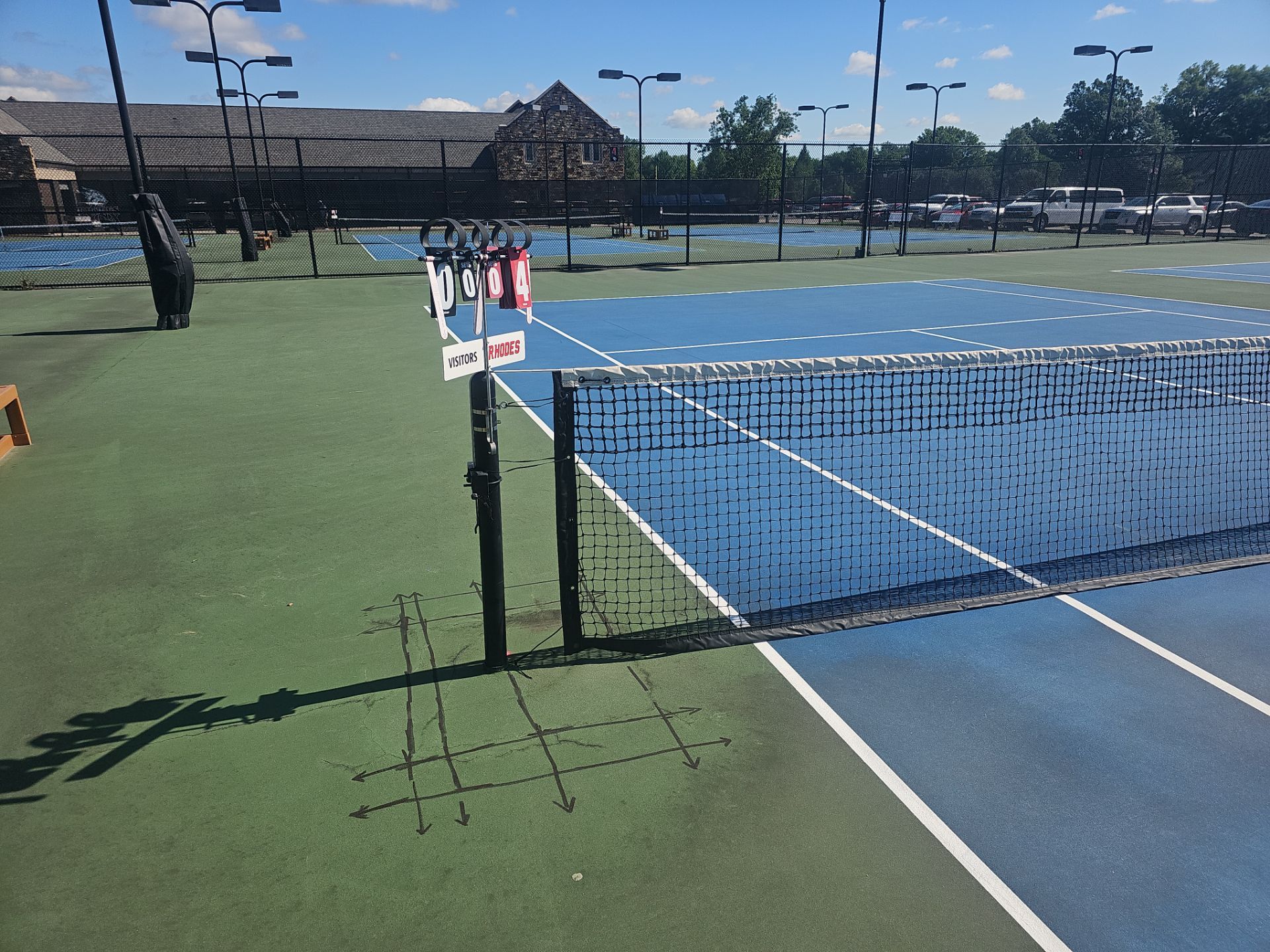 Concrete Assessment Project for Tennis Courts by Alsip Locating Service, LLC