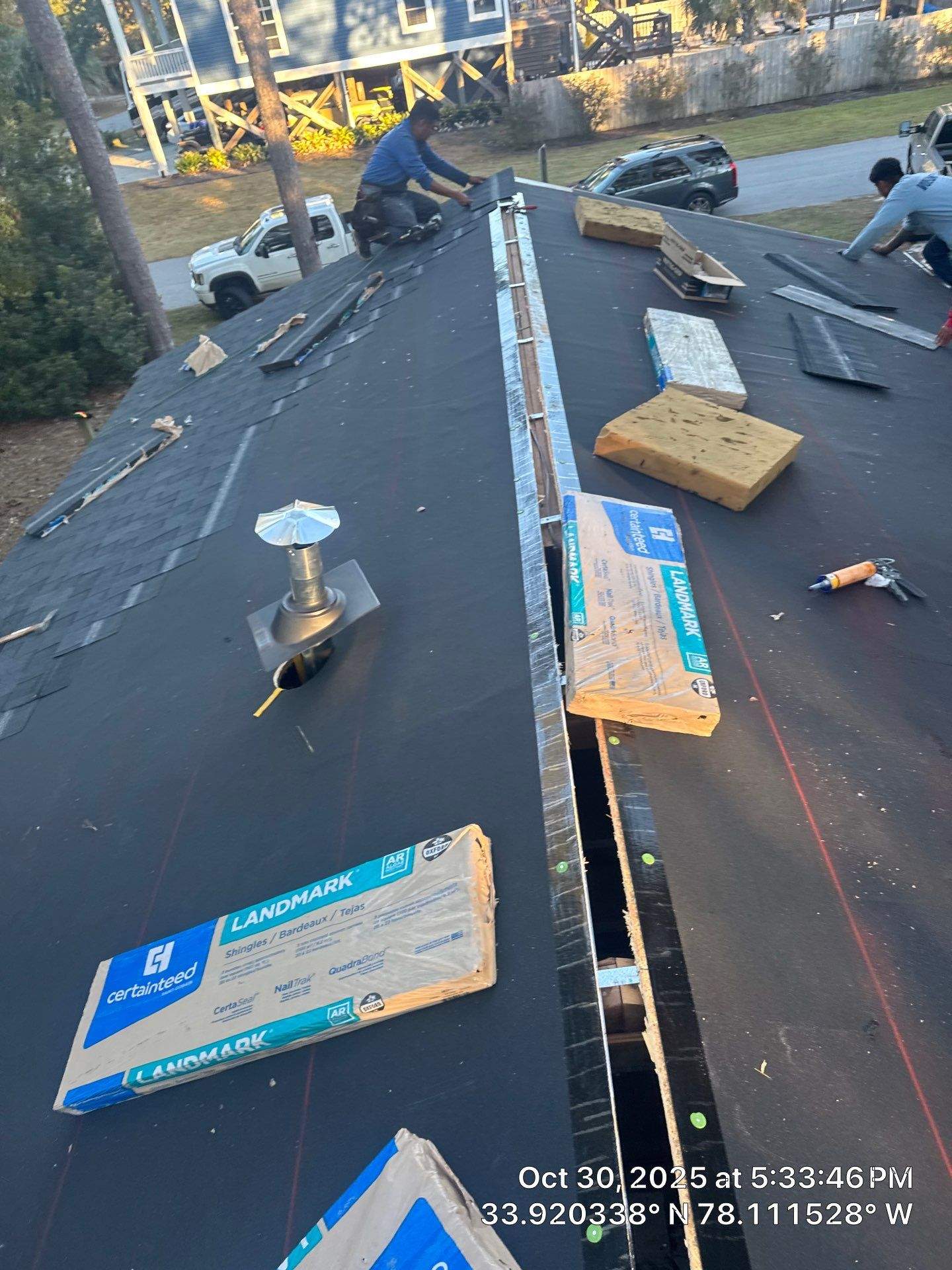 Mansard Fortified Roof Replacement in Oak Island, NC by RGR Construction and Roofing, LLC