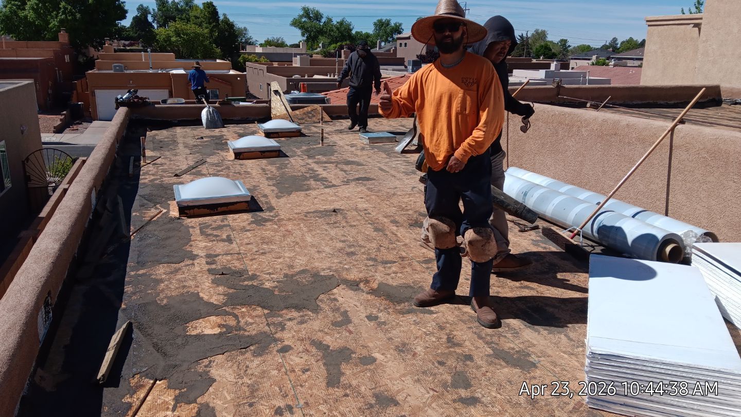 Albuquerque TPO Roof Replacement with Rigid Insulation and Skylights by Doyle Roof Masters Inc
