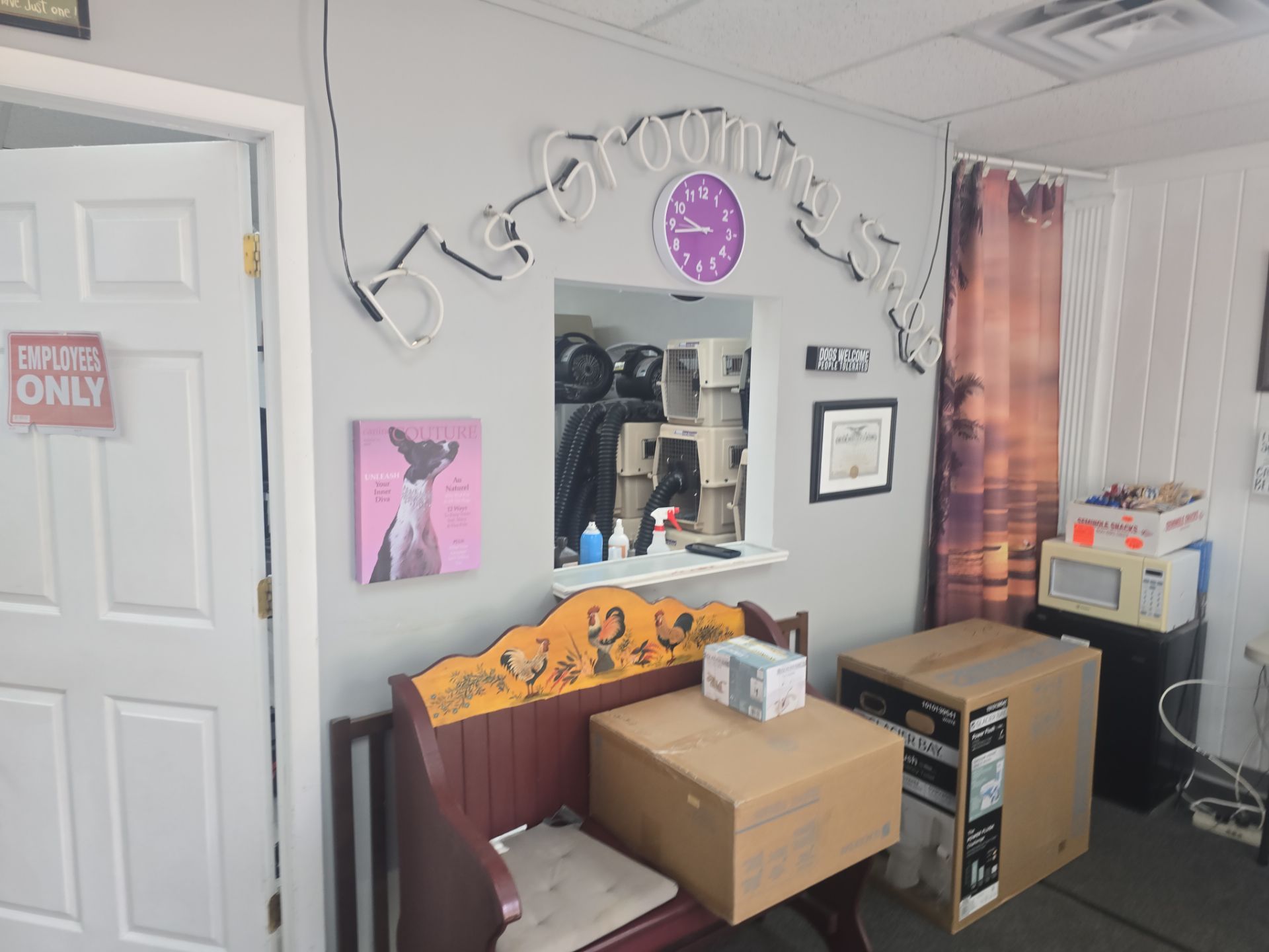 Commercial Interior Painting for Hillsdale Pet Grooming Facility by Spectrum Painting, LLC