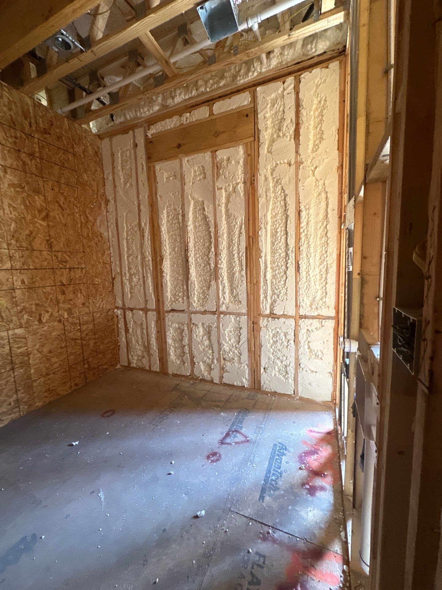 Full encapsulation open cell foam Dallas TX by Apex Insulation Solutions