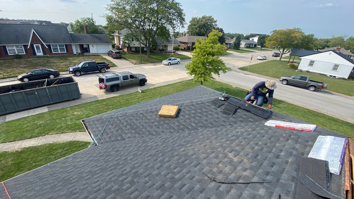 Residential Roofing Installation using GAF Timberline HDZ Charcoal by Nitro Roofing and Construction