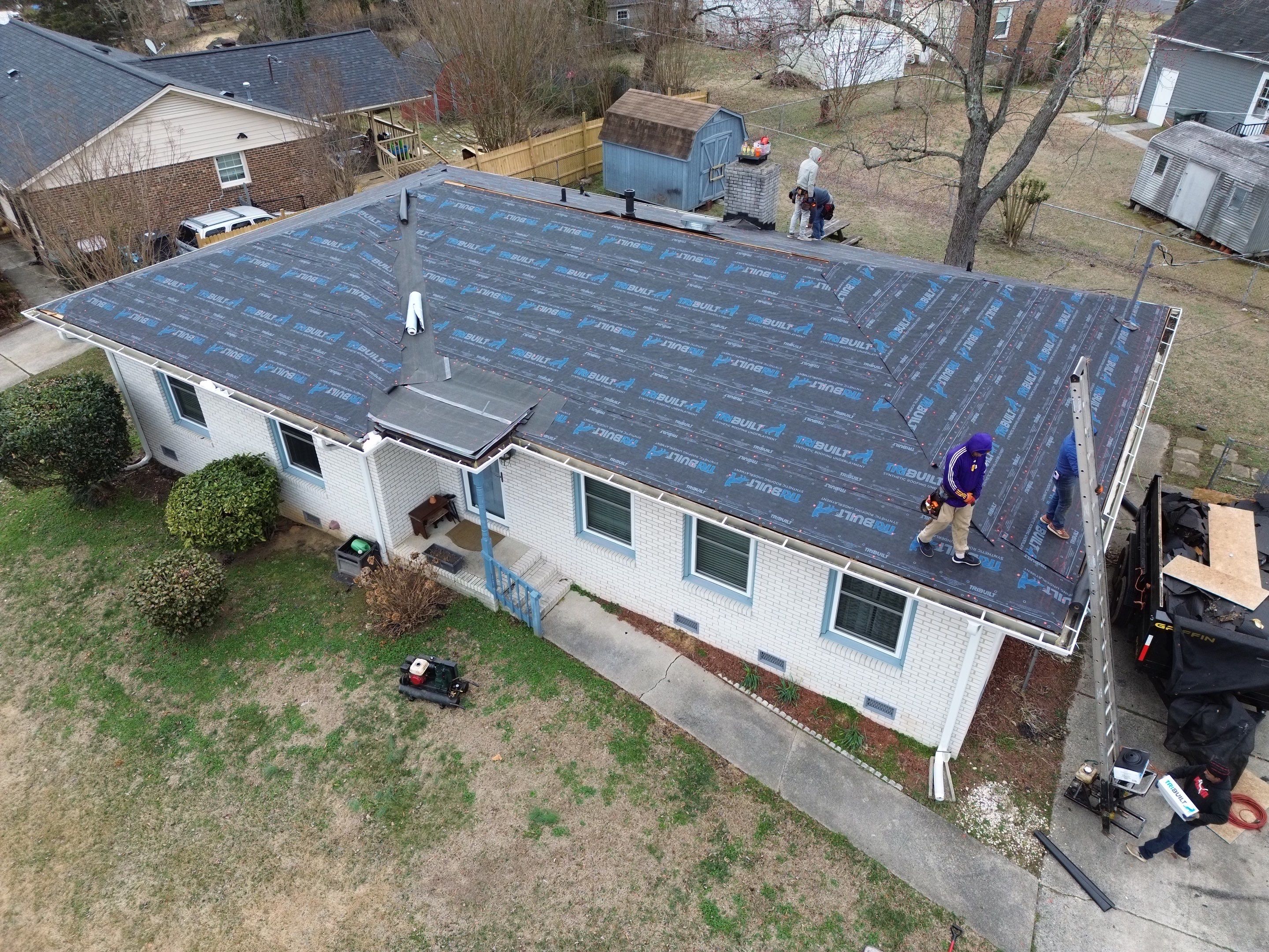 Roof replacement by hail and wind damage by Just Brilliant Restoration JBR