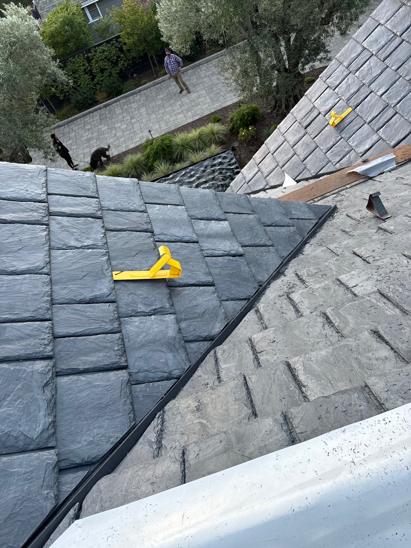 Residential Roofing Installation using Slate by Acker Roofing