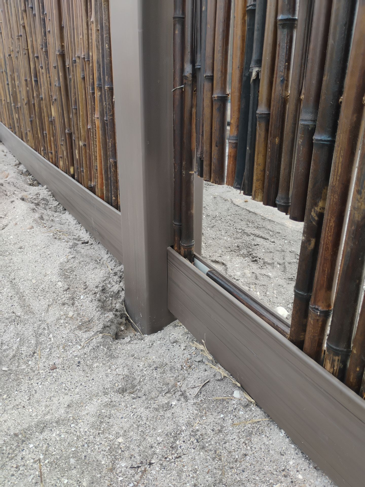 Custom Bamboo Vinyl Fence in Manasota Key by True Fence LLC