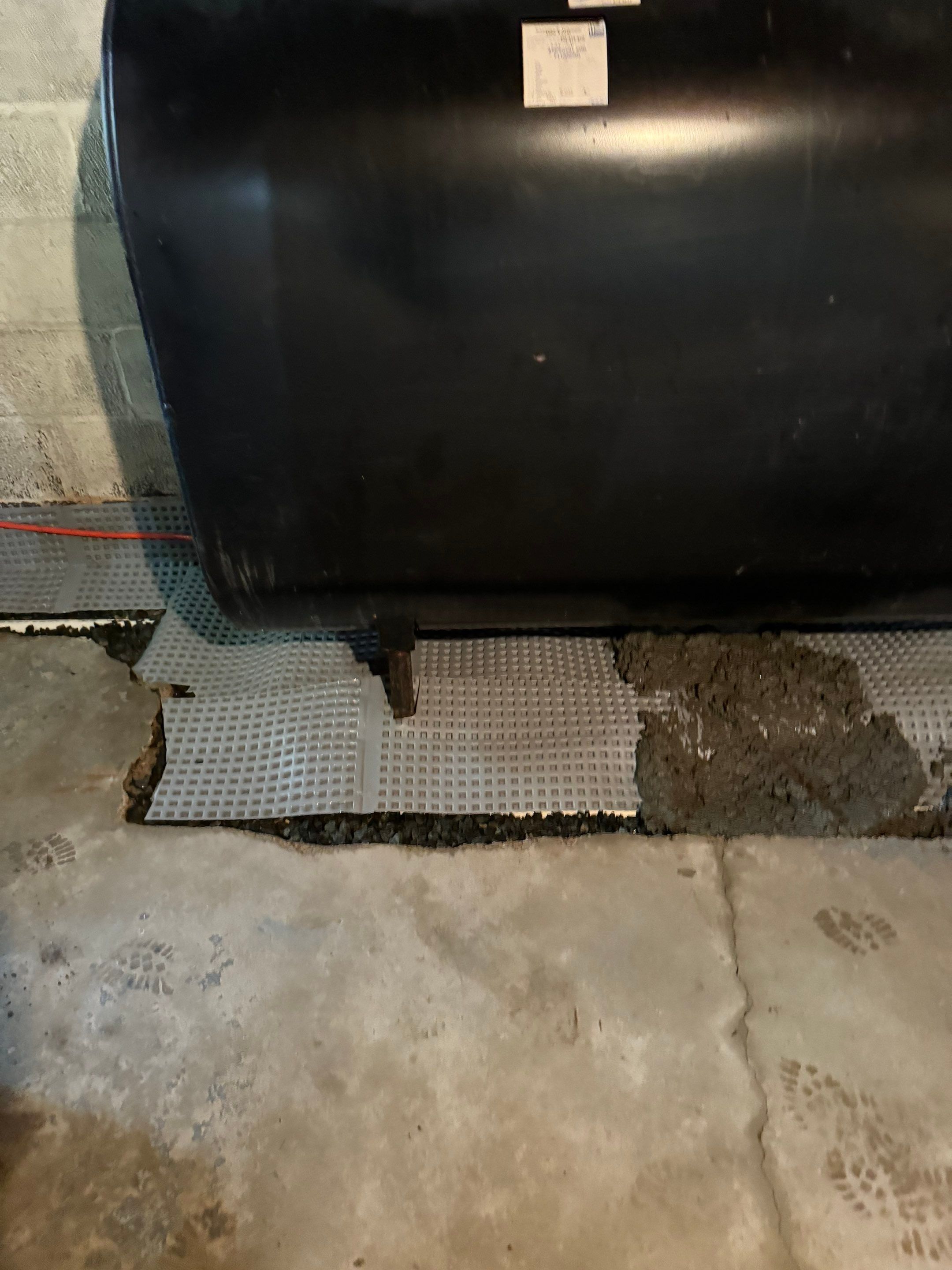 Interior French Drain Washington Township, NJ by Pure Service Pro, LLC 