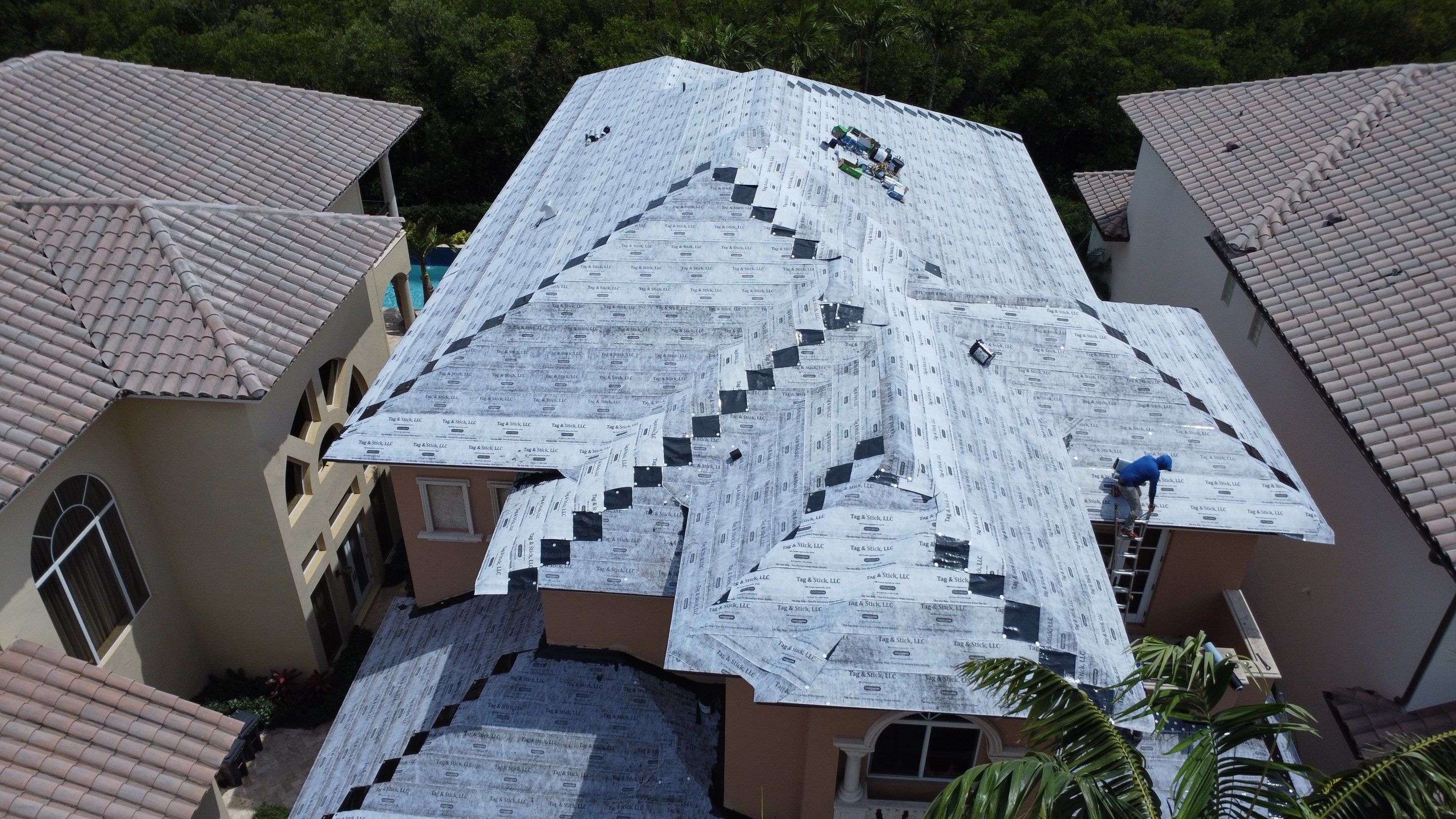 Residential Roofing Installation using Crown by BLUES BROTHERS ROOFING