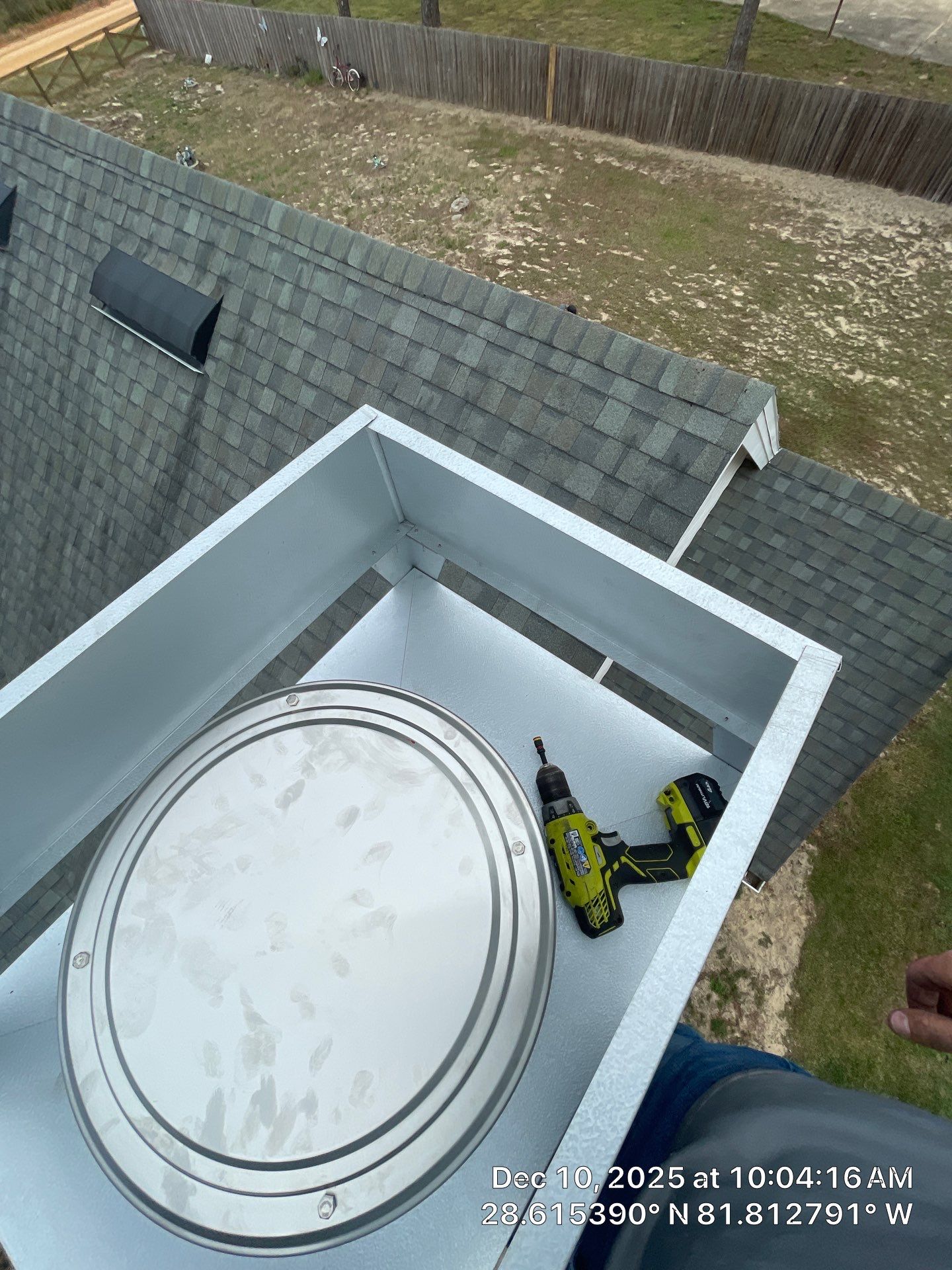 Chimney Chase Pan Replacement in Groveland by Hygienic Air, Inc