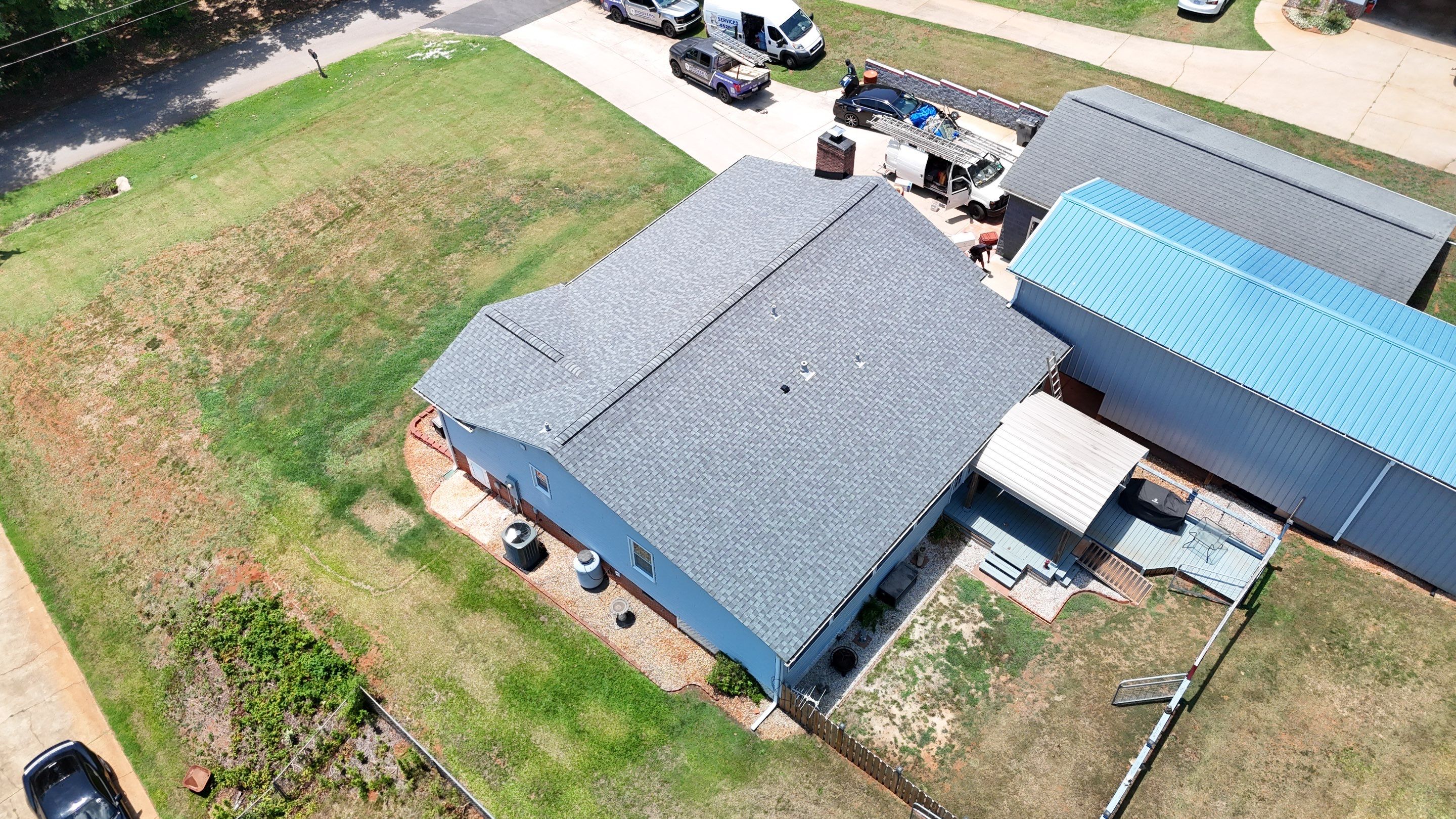 New CertainTeed Landmark Pewter Project in Greer, SC by Roofers LLC