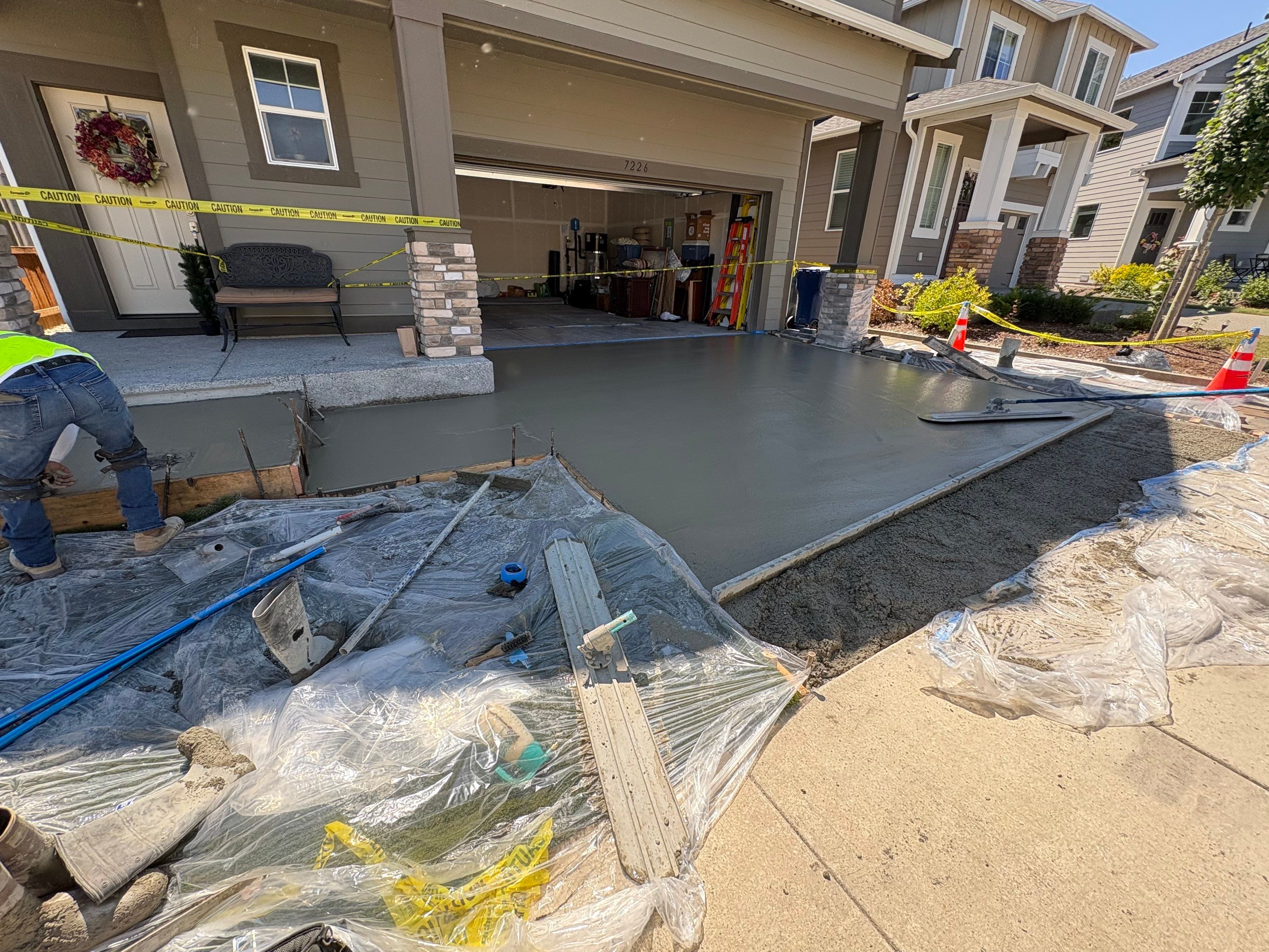 Concrete Driveway Makeover | Snohomish  by Jireh Asphalt & Concrete Inc 