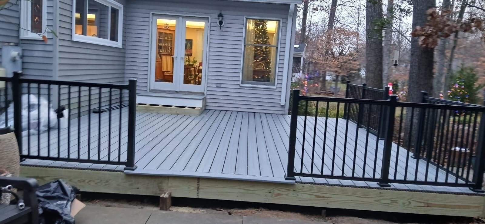 Trex Deck Resurfacing & New Railing in Sterling, VA by Sunburst Construction Inc