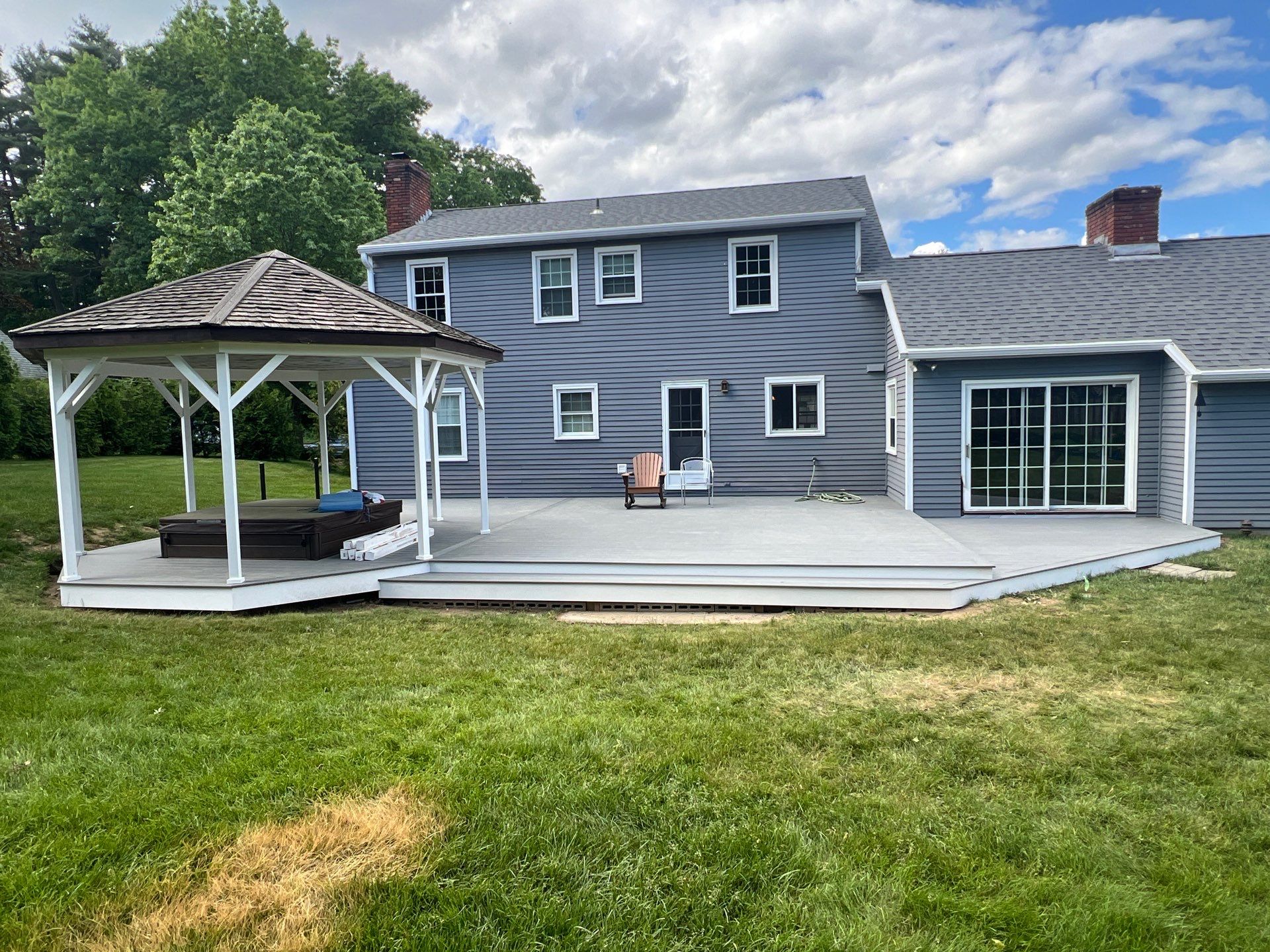 Deck Repair using Trex Select Decking by Chagnon Building & Remodeling LLC