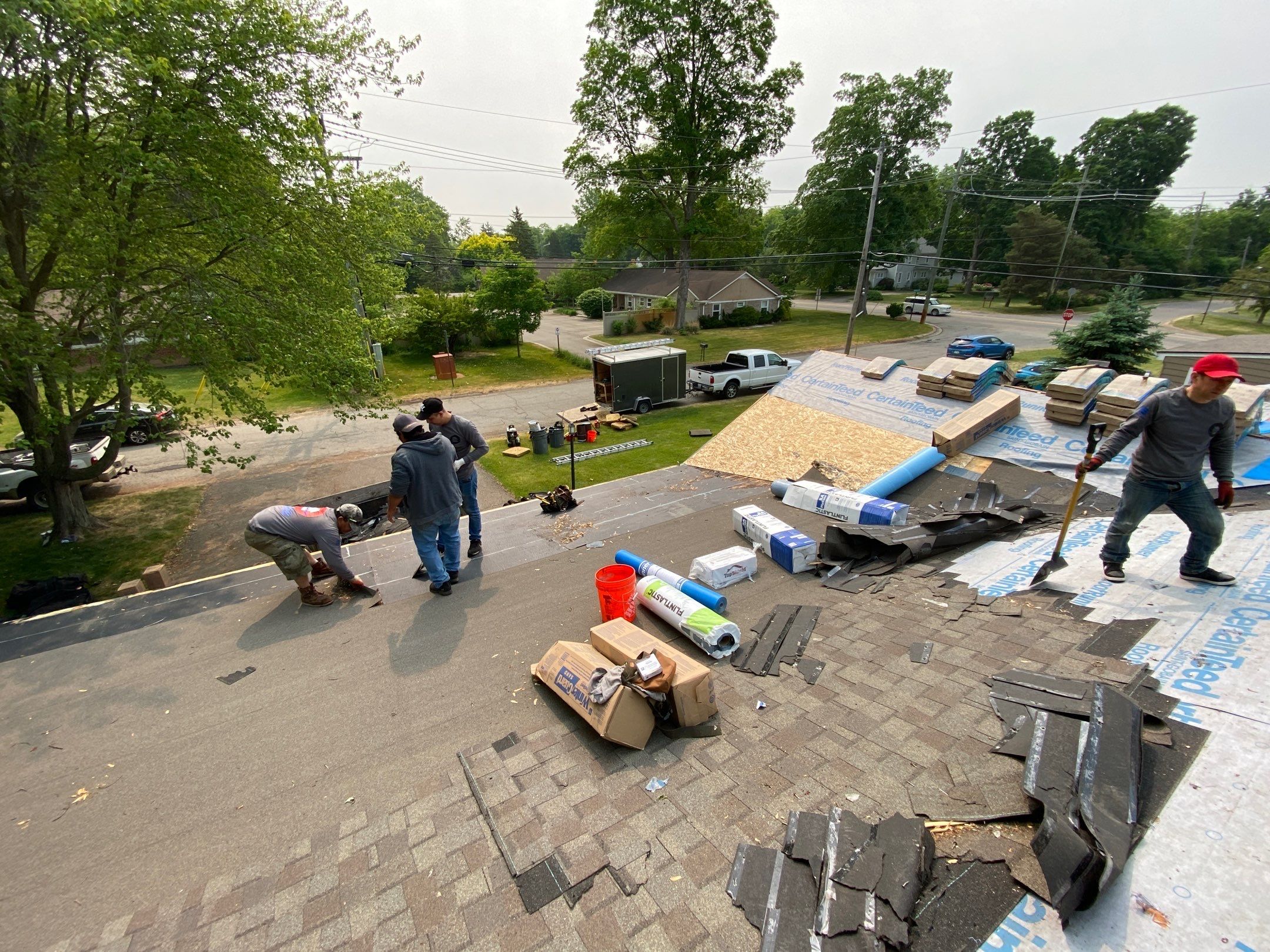 Roof Replacement using CertainTeed Landmark by 180 Contractors