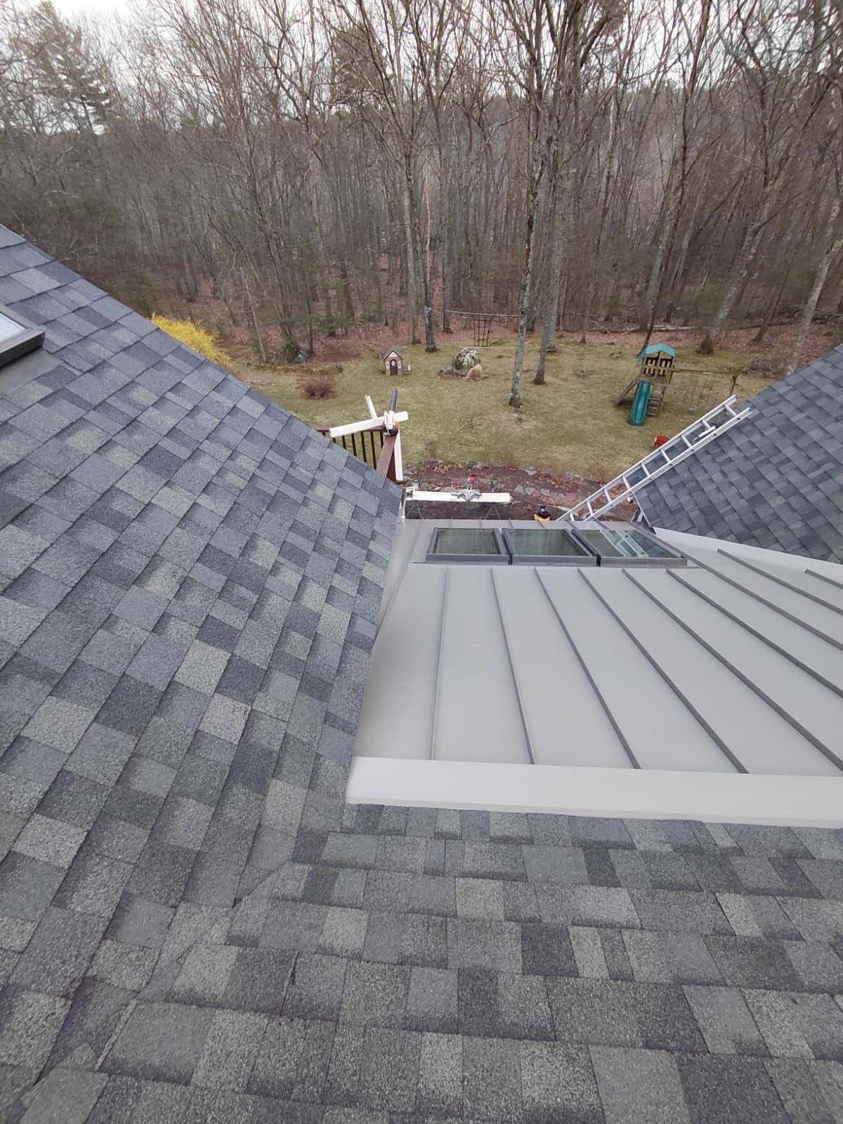 Project: Full Roof Replacement — Asphalt Shingle + Standing Seam Metal by Mighty Dog Roofing of Greater Middlesex County