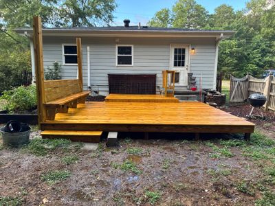 Deck using Wood Sealant