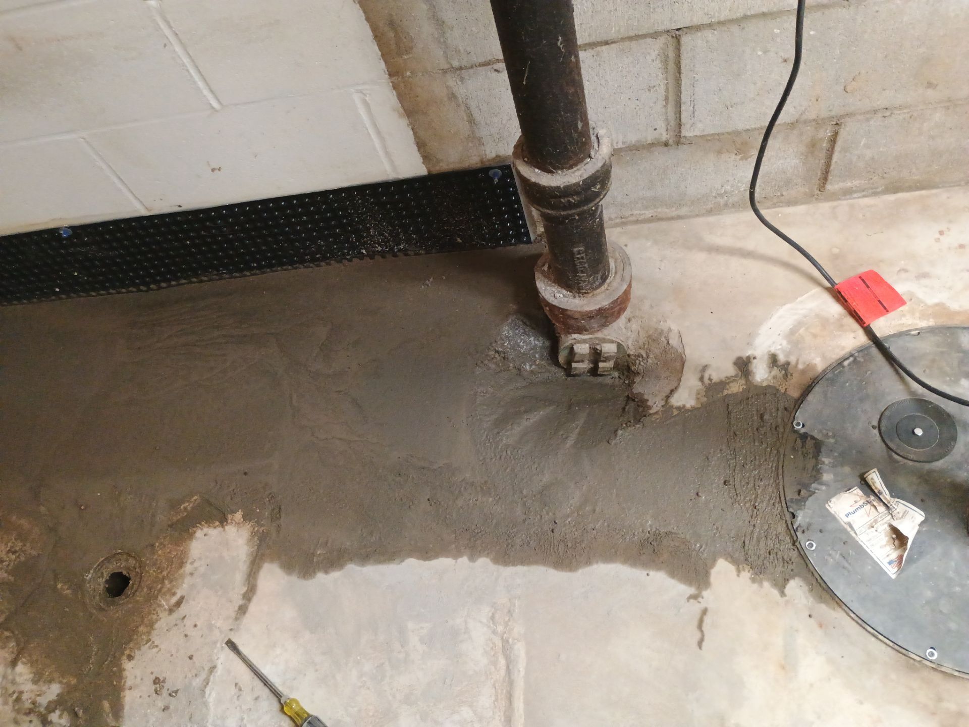 Tying Into an Existing Drain Tile System for Alec by Waterproofing Northeast