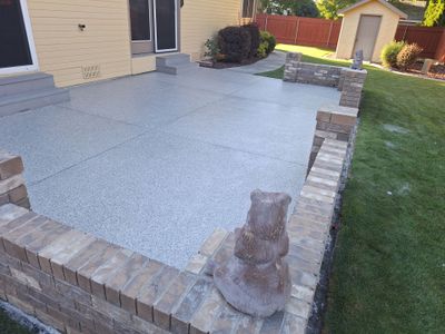 Patio Transformation using Claystone Hybrid